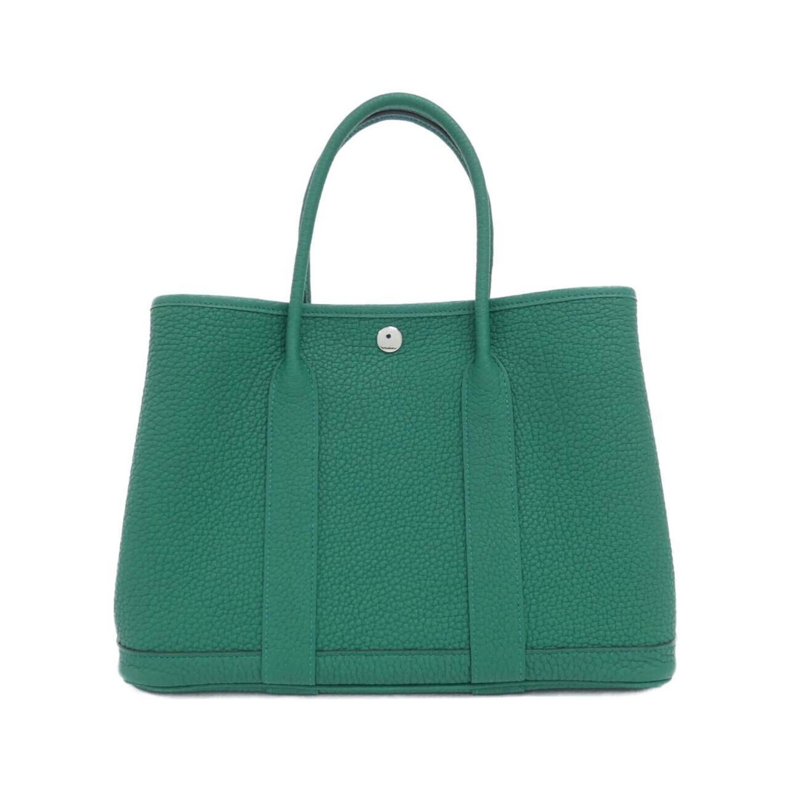 Handbag Hermes Negonda Leather: Handbag Hermes Negonda Leather The Hermes Negonda Leather handbag boasts a sleek design with 21cm x 30cm x 14cm dimensions and a striking silver hardware finish. Made from high-quality Negonda leather