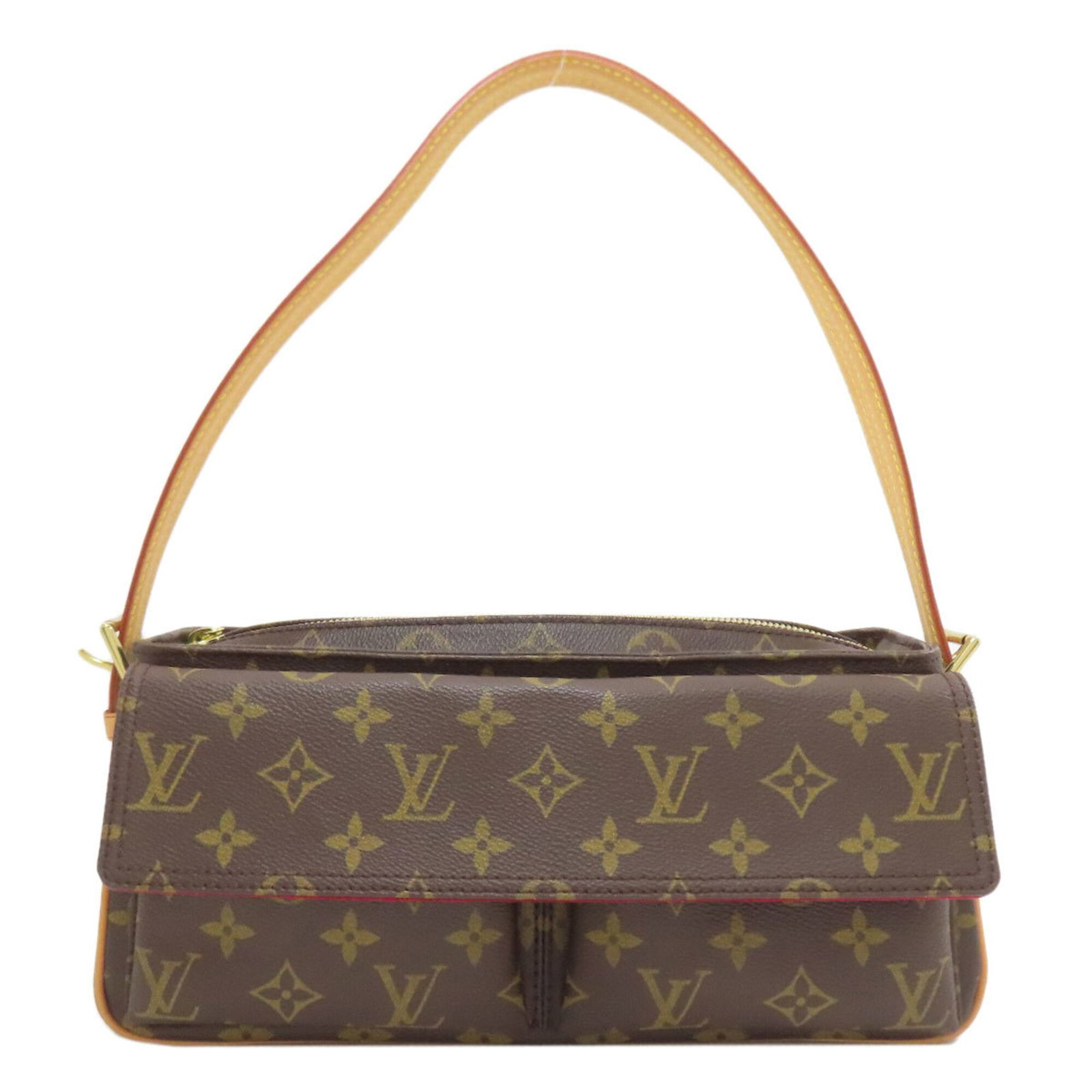 Shoulder Bag Monogram Louis Vuitton: Shoulder Bag Monogram Louis Vuitton Monogrammed with iconic Louis Vuitton style, this shoulder bag boasts a timeless design. Made from high-quality material, its distinctive monogram pattern adds a to