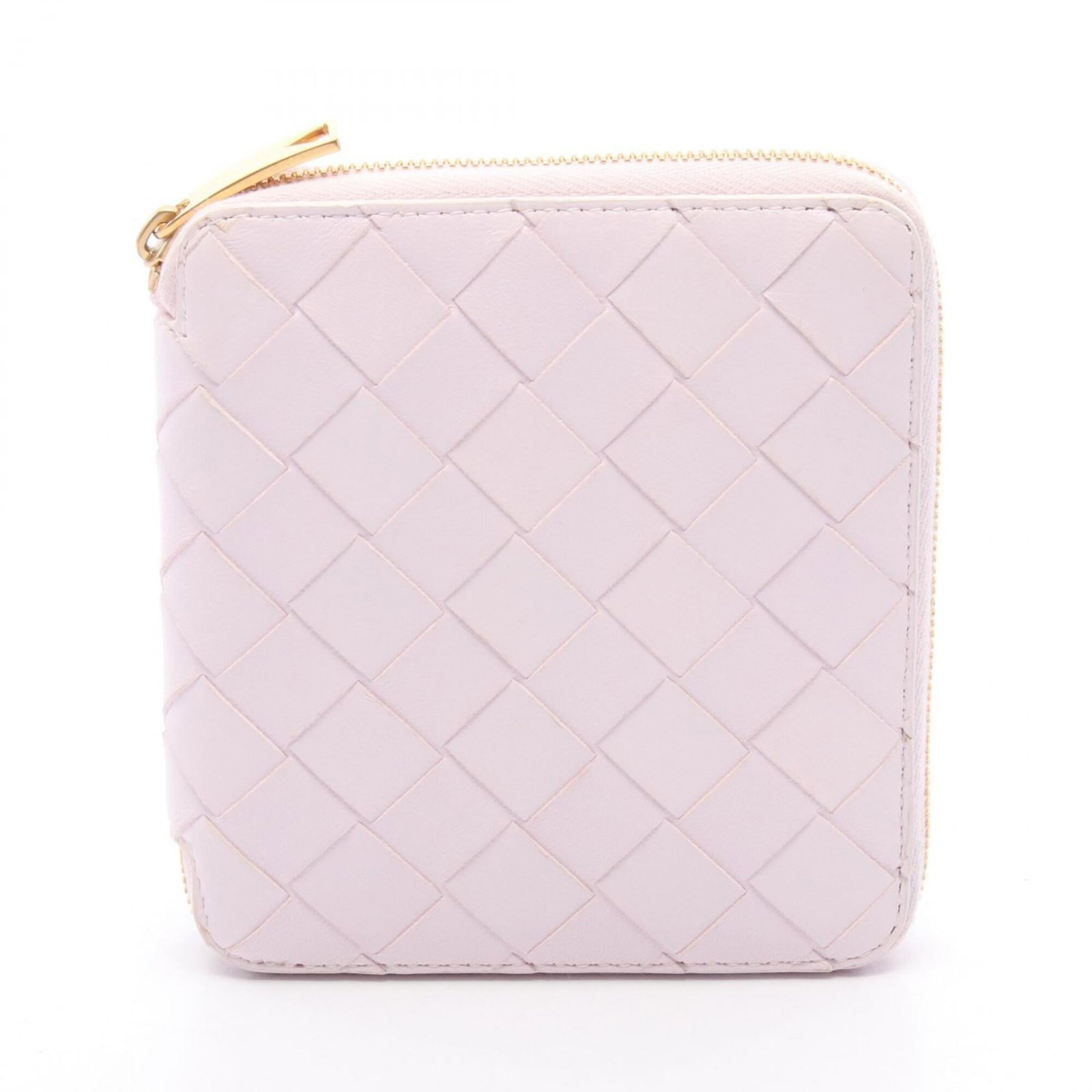 Bottega Veneta Wallet (Bi-Fold) Leather: Bottega Veneta Wallet (Bi-Fold) Leather Bottega Veneta's bi-fold wallet is a stylish accessory, crafted from high-quality leather and featuring a signature interlocking V buckle. The pink color adds