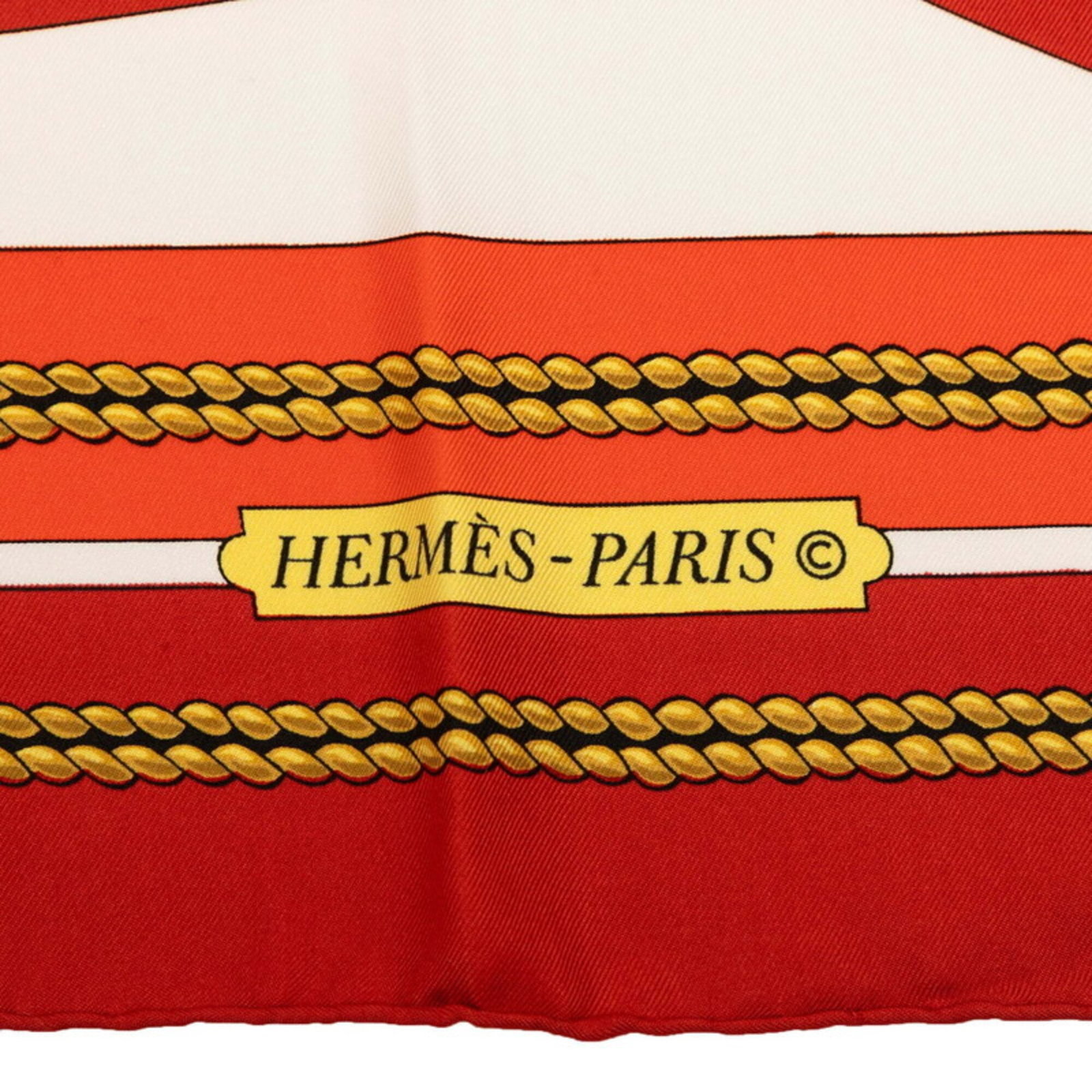 Silk Hermes Scarf - 4