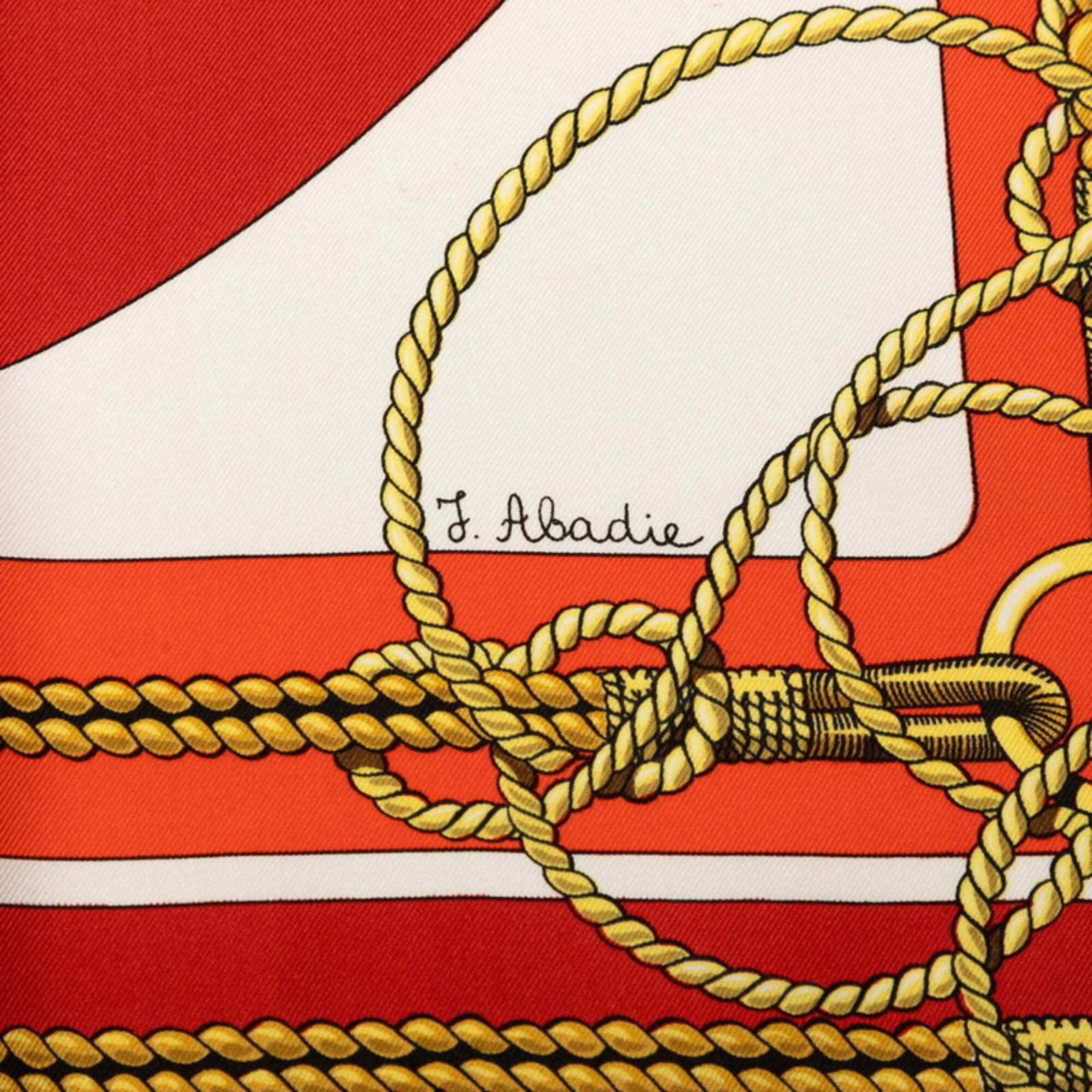 Silk Hermes Scarf - 5