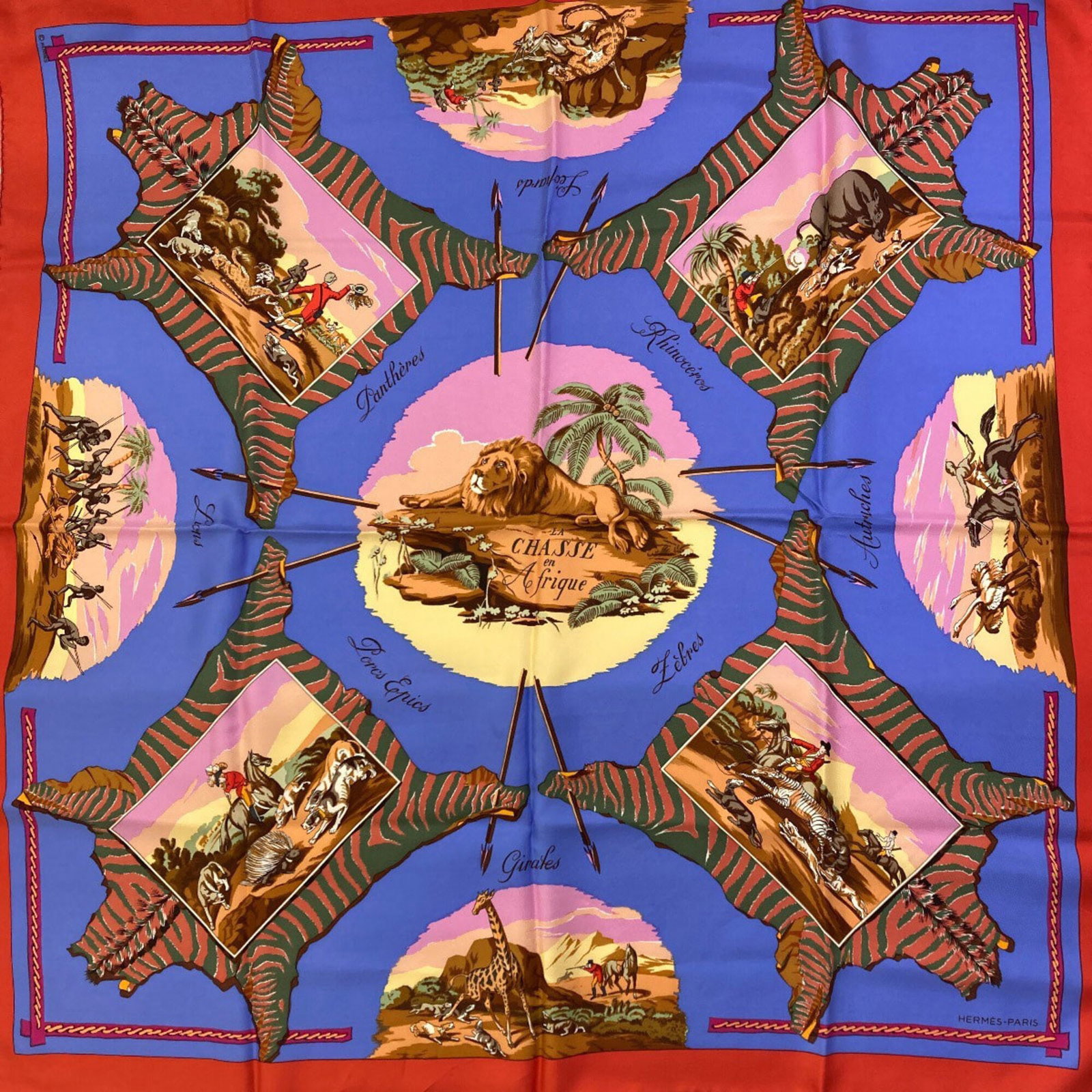 Silk Hermes Scarf - 3