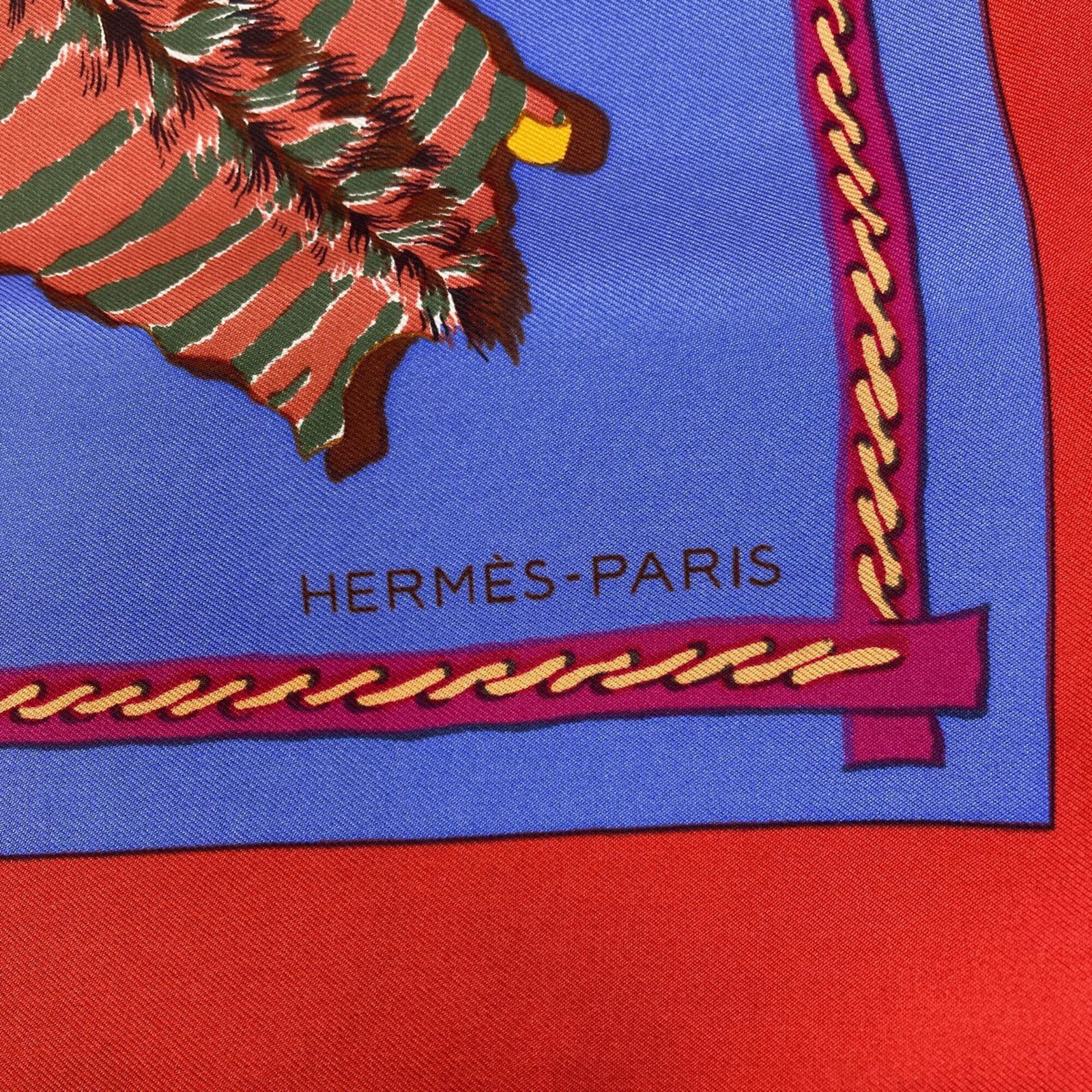 Silk Hermes Scarf - 5