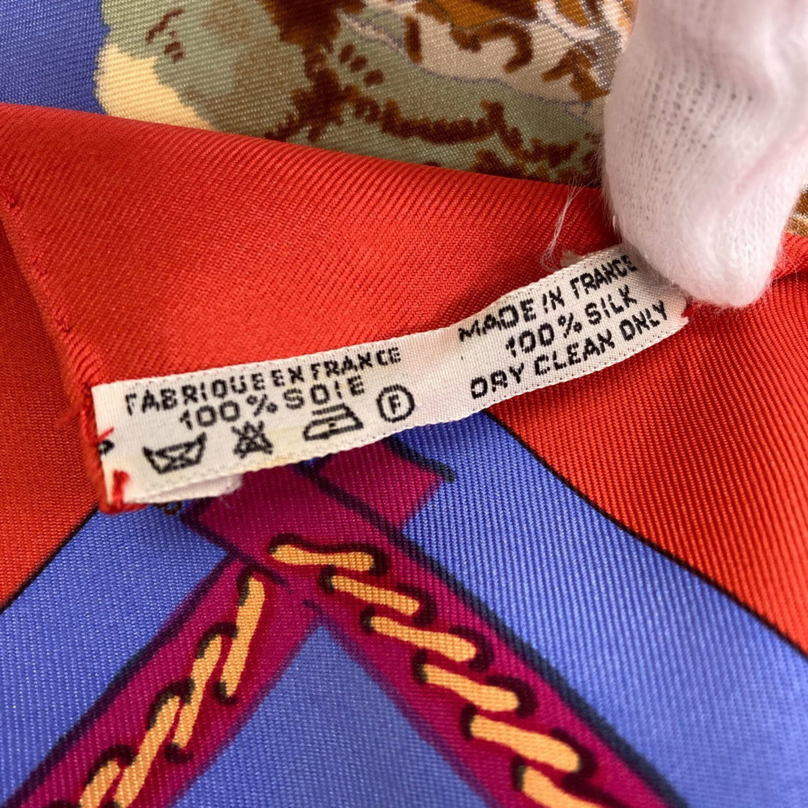 Silk Hermes Scarf - 7