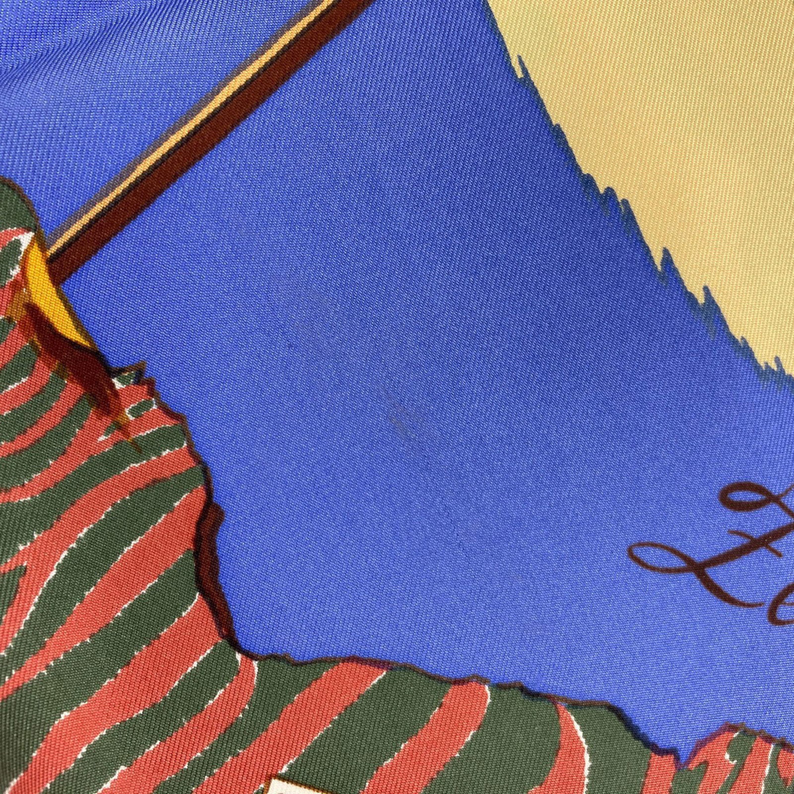 Silk Hermes Scarf - 9