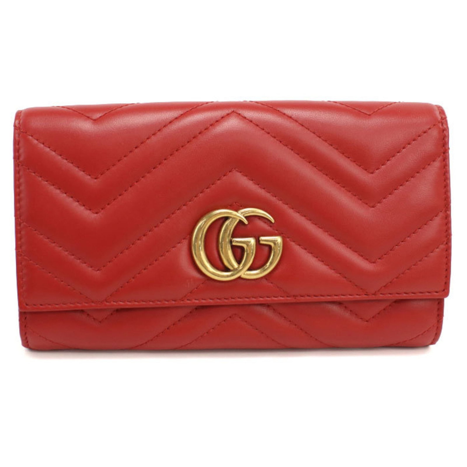Quilting wallet (Bi-Fold) Gucci: Quilting wallet (Bi-Fold) Gucci Quilting wallet from Gucci, a bi-fold design with a striking red color, measuring 10.5cm x 19cm x 3cm. This Italian-made wallet features a unique quilting material and 