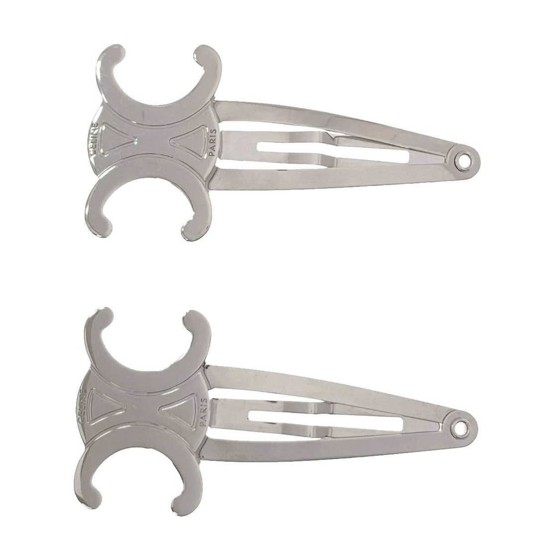 Snap Hair Accessory Metal Celine Hair Clip Triomphe (1 of 5)