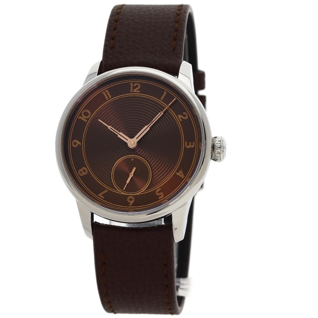 Louis Erard The Holofile - Limited Edition Of 59 Copies Worldwide Watches: Louis Erard The Holofile - Limited Edition Of 59 Copies Worldwide Watches Silver stainless steel case and bezel, paired with a brown dial, make for a sleek and sophisticated timepiece. The Louis