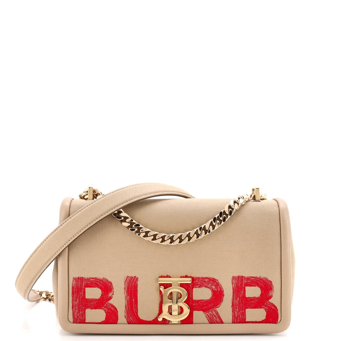 Canvas Printed Small Lola Shoulder Bag Burberry (1 of 5)