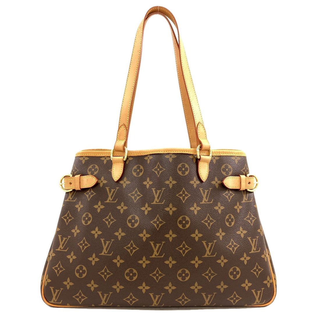 Horizontal Tote Bag Monogram Canvas Batignolles Louis Vuitton M51154: Horizontal Tote Bag Monogram Canvas Batignolles Louis Vuitton M51154 Brown Monogram Canvas Tote Bag from LOUIS VUITTON. This classic tote bag features the iconic monogram canvas design in a timeless