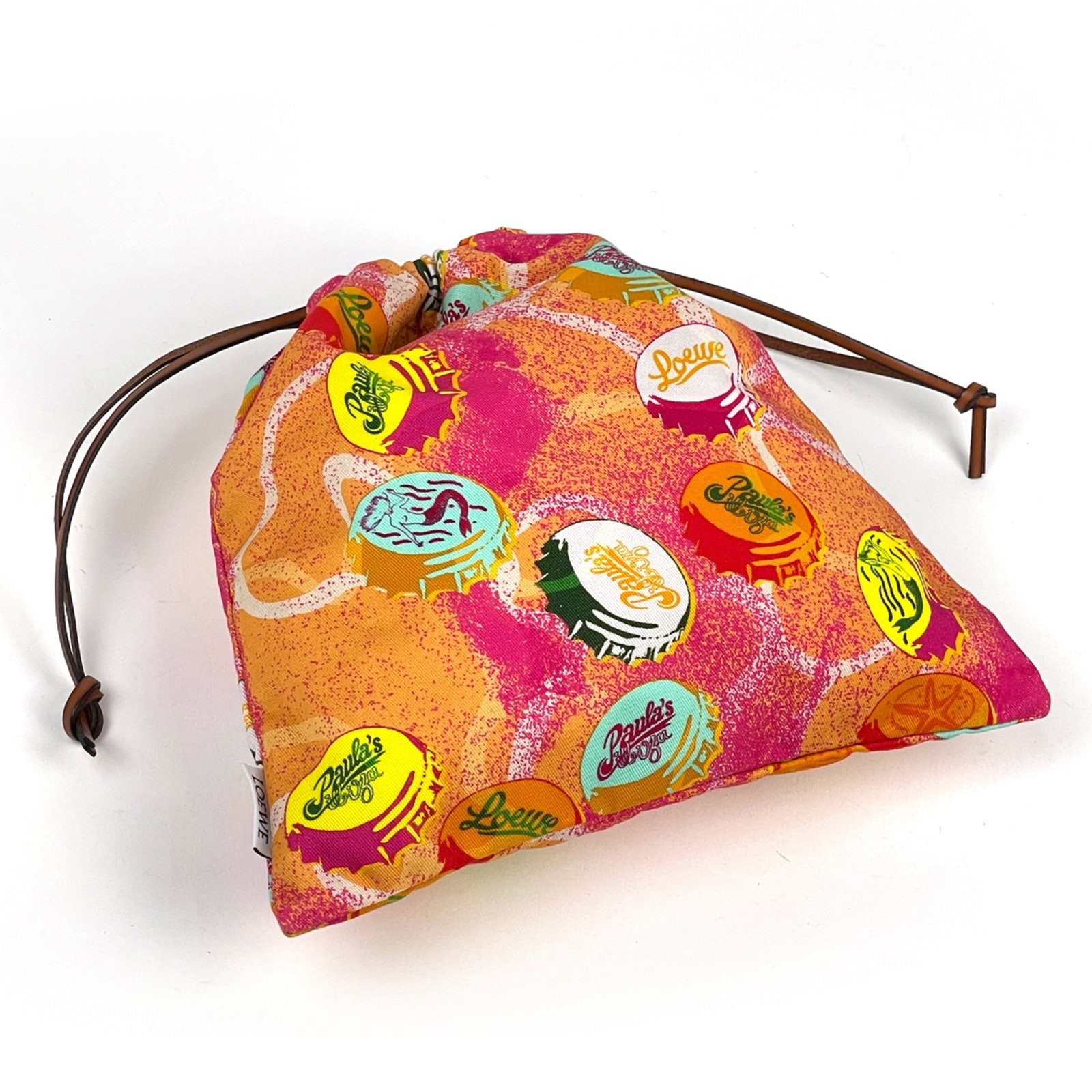 Canvas Leather Pouch Loewe - 2