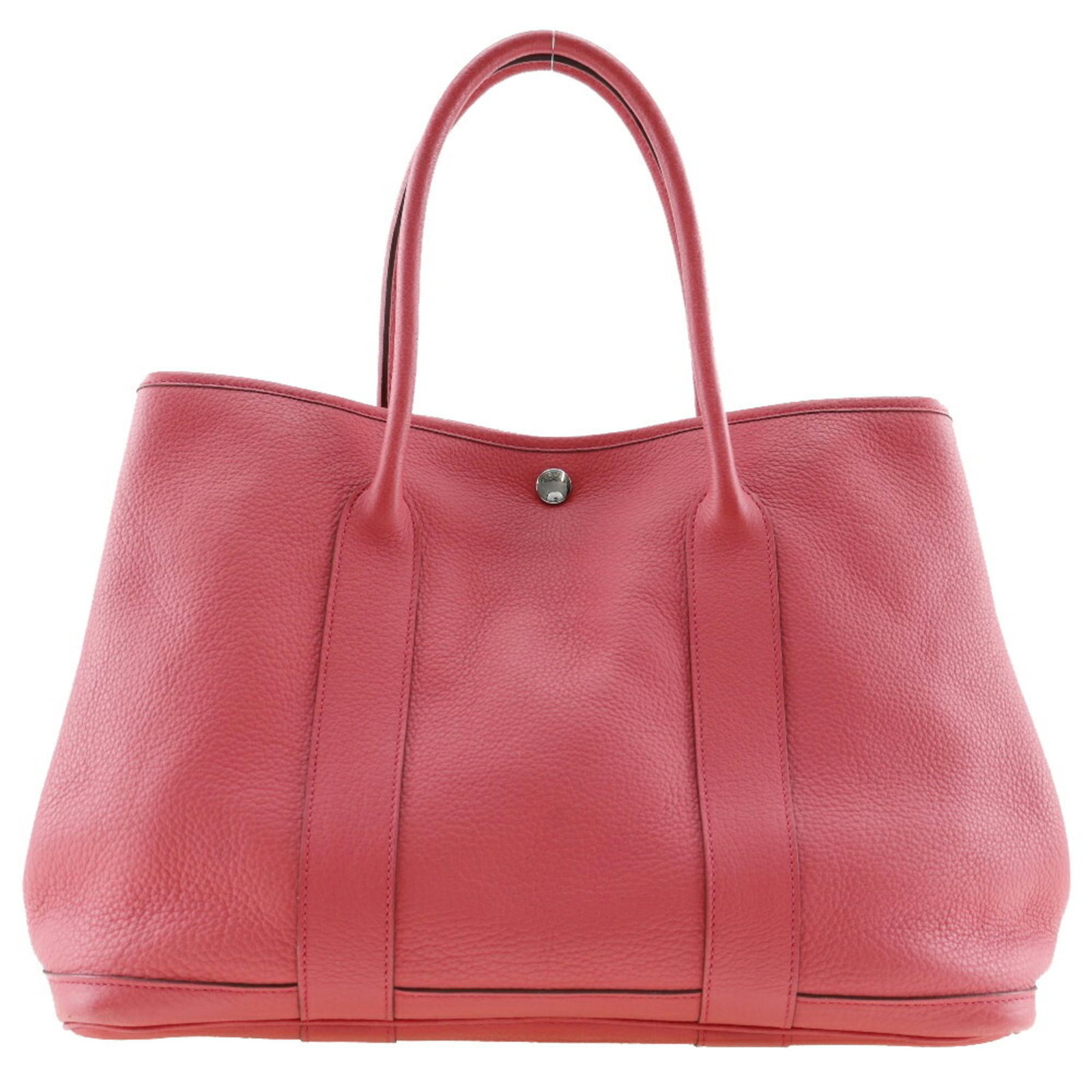 Country Leather Tote Bag Hermes: Country Leather Tote Bag Hermes Country leather tote bag with a Bougainvillier color, measuring 25cm x 36cm x 17cm. Made from high-quality country leather, this bag features a classic design with