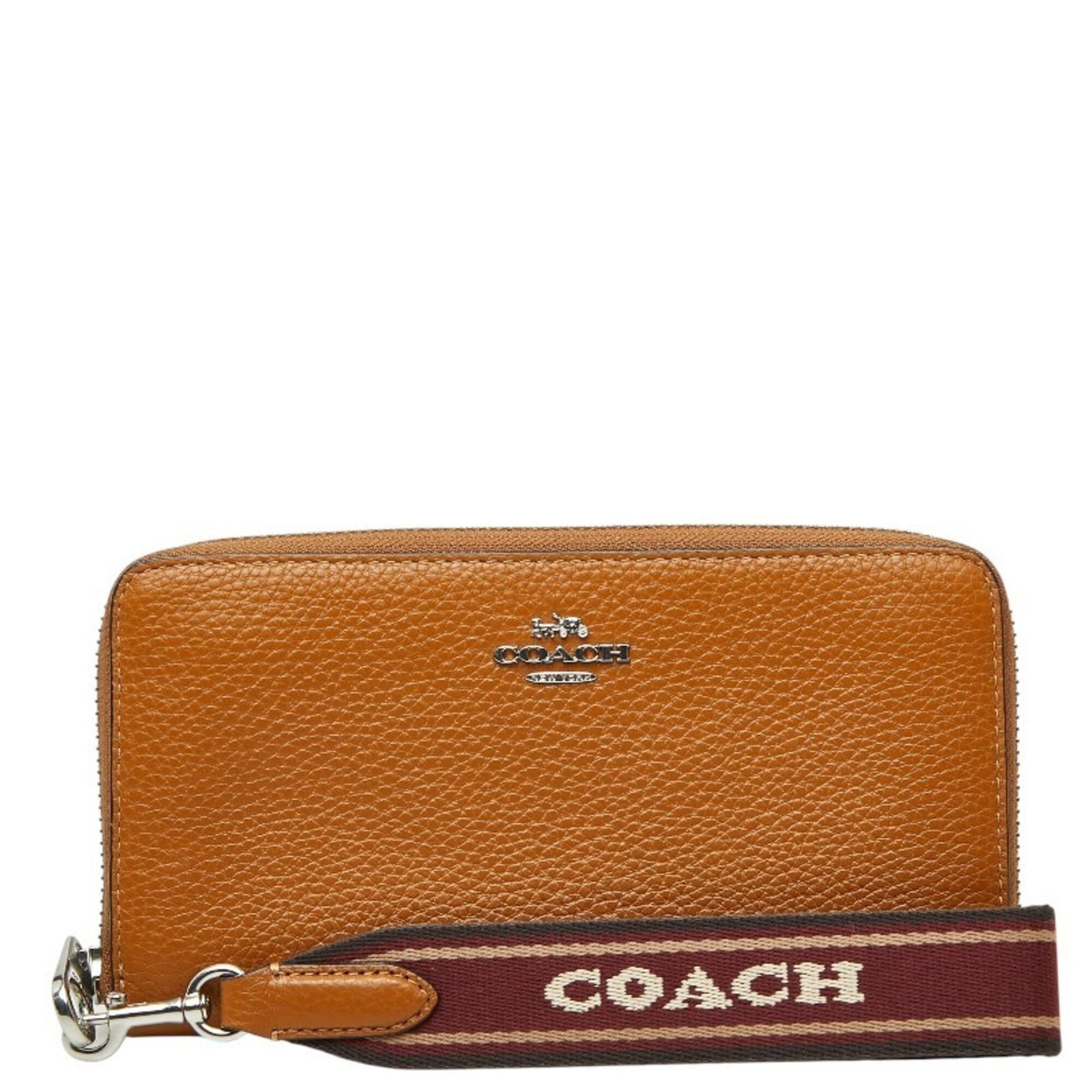 Gucci Long Wallet (Bi-Fold) Leather: Gucci Long Wallet (Bi-Fold) Leather This Gucci long wallet is a bi-fold leather accessory in brown color, measuring 10.5cm x 19cm x 2.3cm. Its classic design and high-quality leather make it a