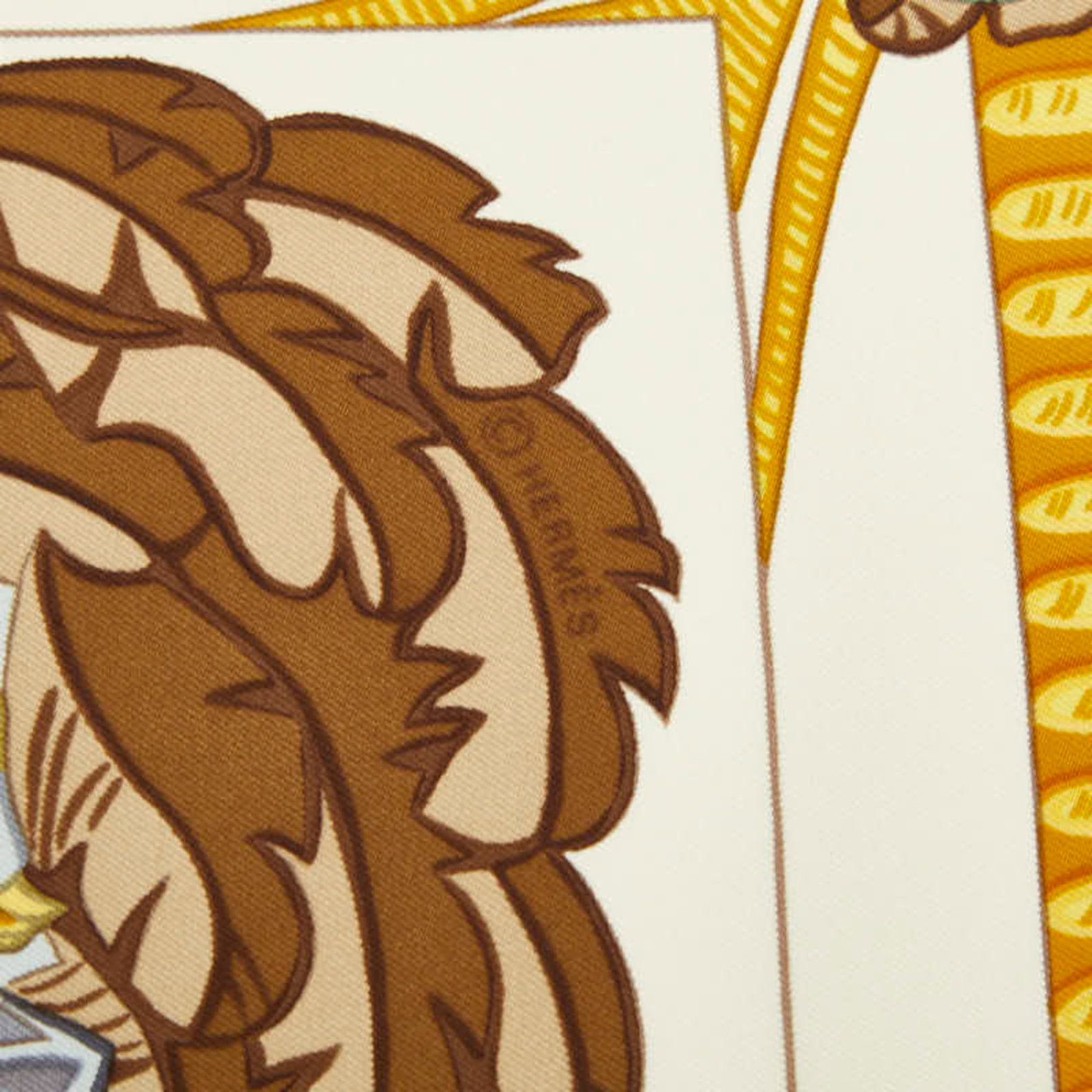 Silk Hermes Scarf - 4
