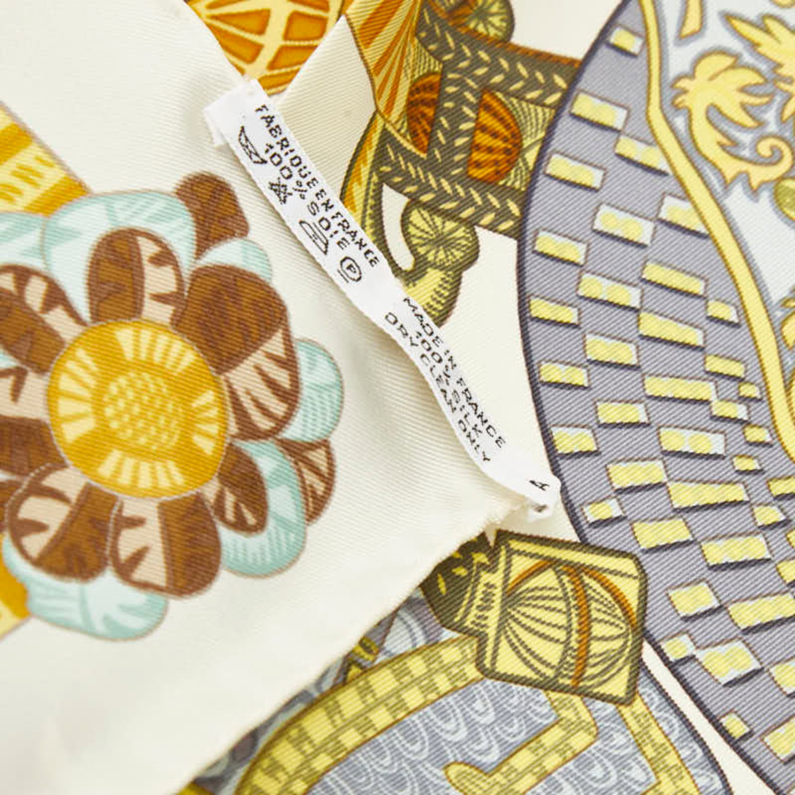 Silk Hermes Scarf - 5