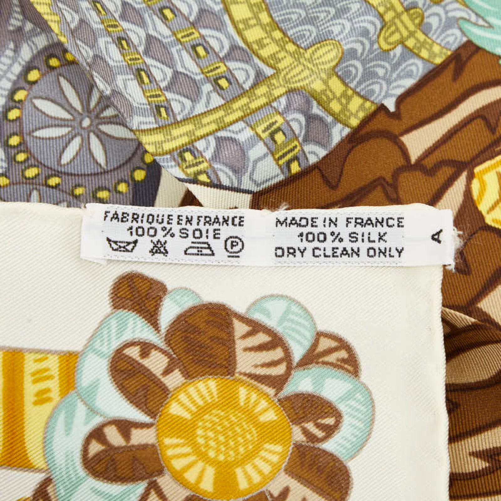 Silk Hermes Scarf - 6