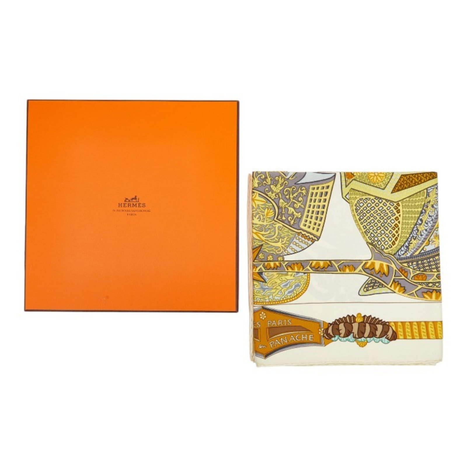 Silk Hermes Scarf - 7