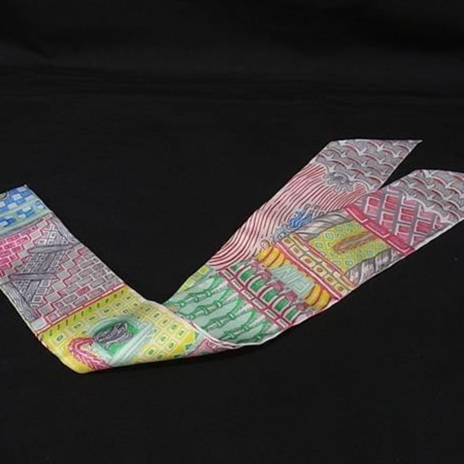 Silk Hermes Scarf - 2