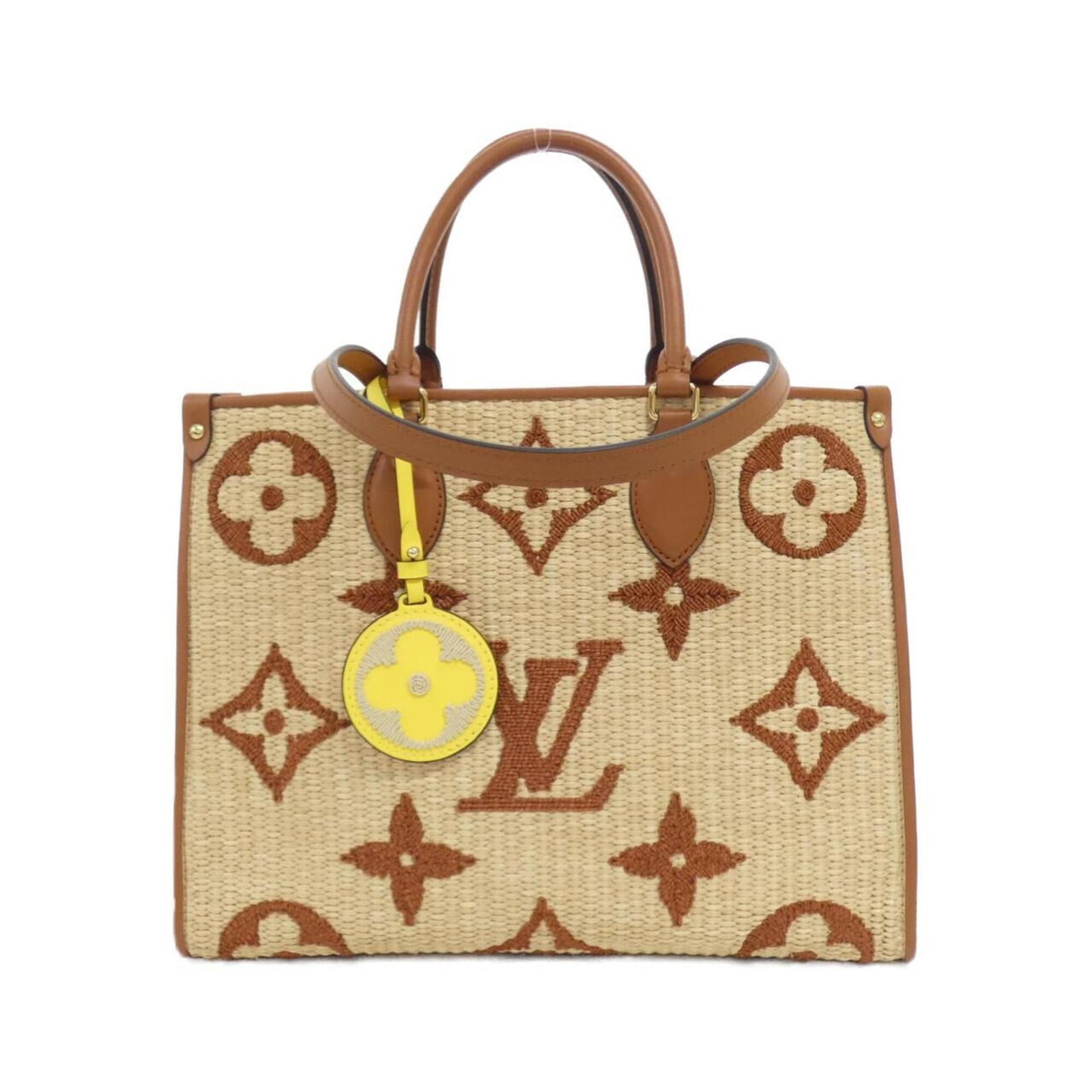 Handbag Raffia Louis: Handbag Raffia Louis Raffia Louis Handbag from Louis Vuitton, featuring a unique blend of natural materials and timeless design. Made from high-quality raffia, this handbag boasts a classic beige and