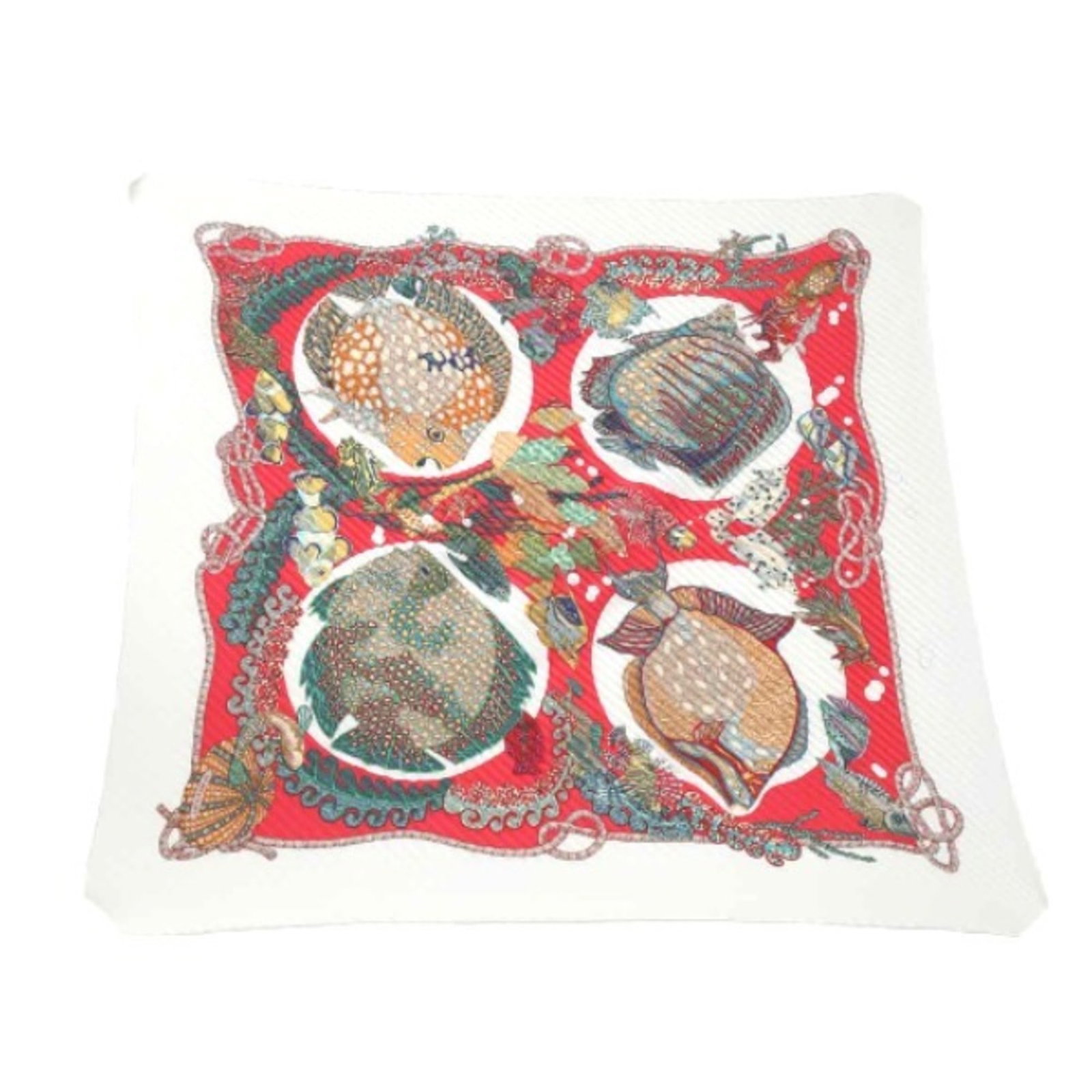 Silk Hermes Scarf: Silk Hermes Scarf Silk in a bold red hue, this 88cm x 88cm Hermes scarf is crafted from high-quality silk, making it a luxurious addition to any wardrobe. The scarf comes in a sturdy box, providing a 