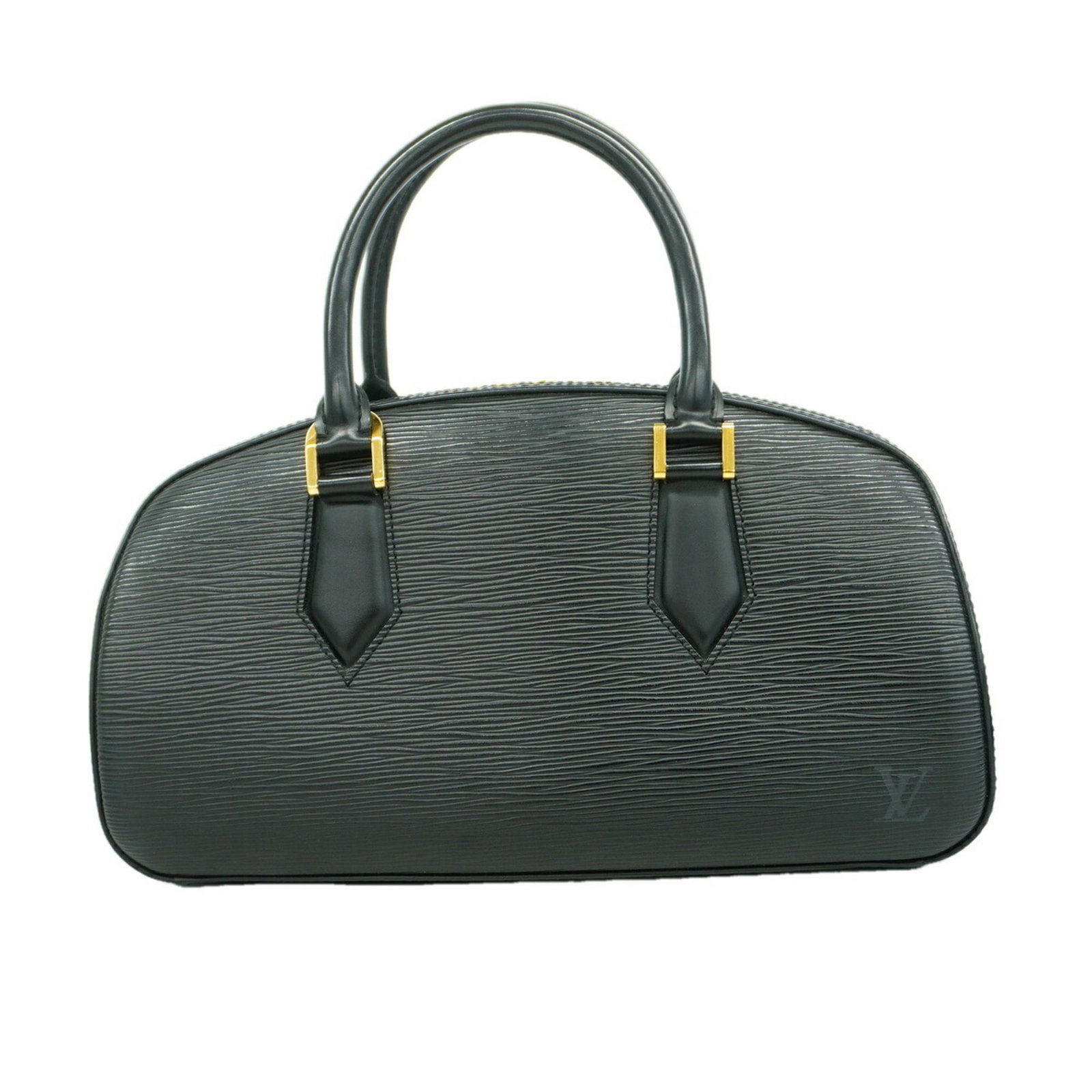 Handbag Louis Vuitton: Handbag Louis Vuitton The Louis Vuitton handbag features a sleek Noir color and a signature that bears a mark of authenticity. Measuring 18.5cm x 32cm x 10cm, this stylish bag is designed for women