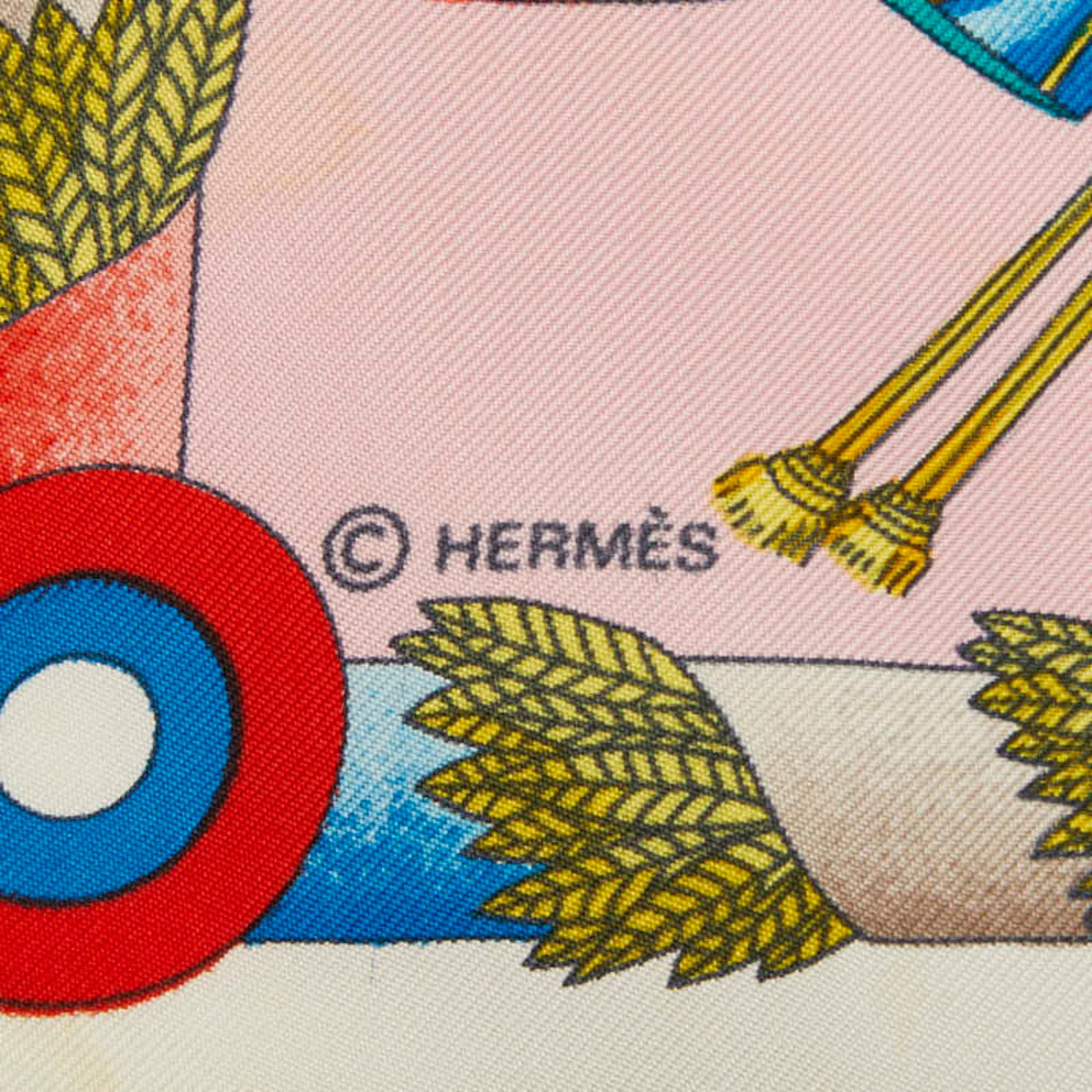 Silk Hermes Scarf - 5