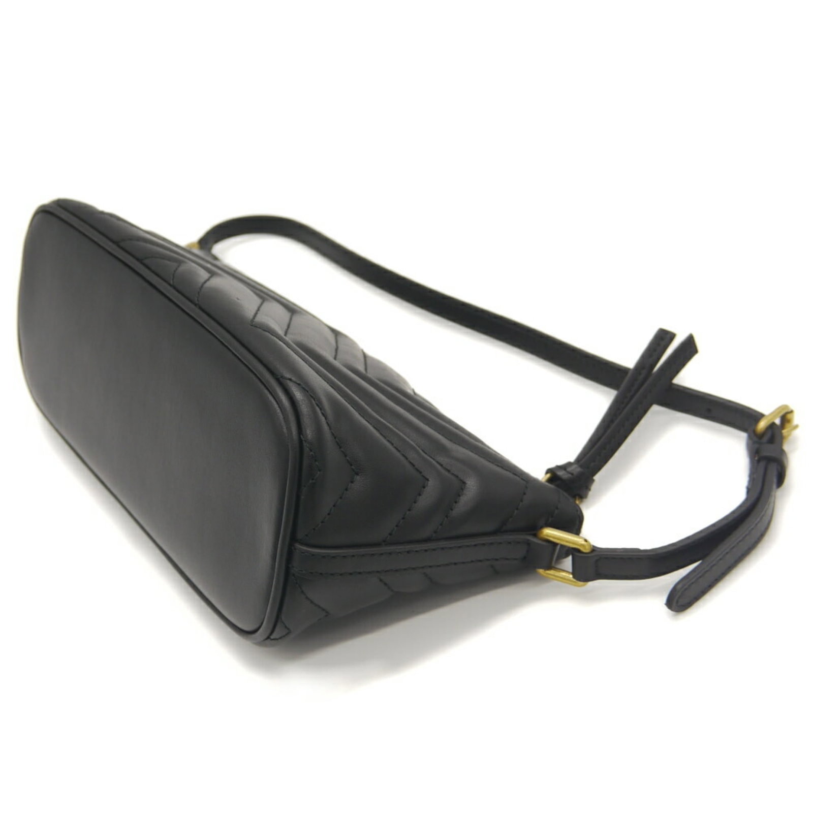 Handbag Leather Gucci - 5