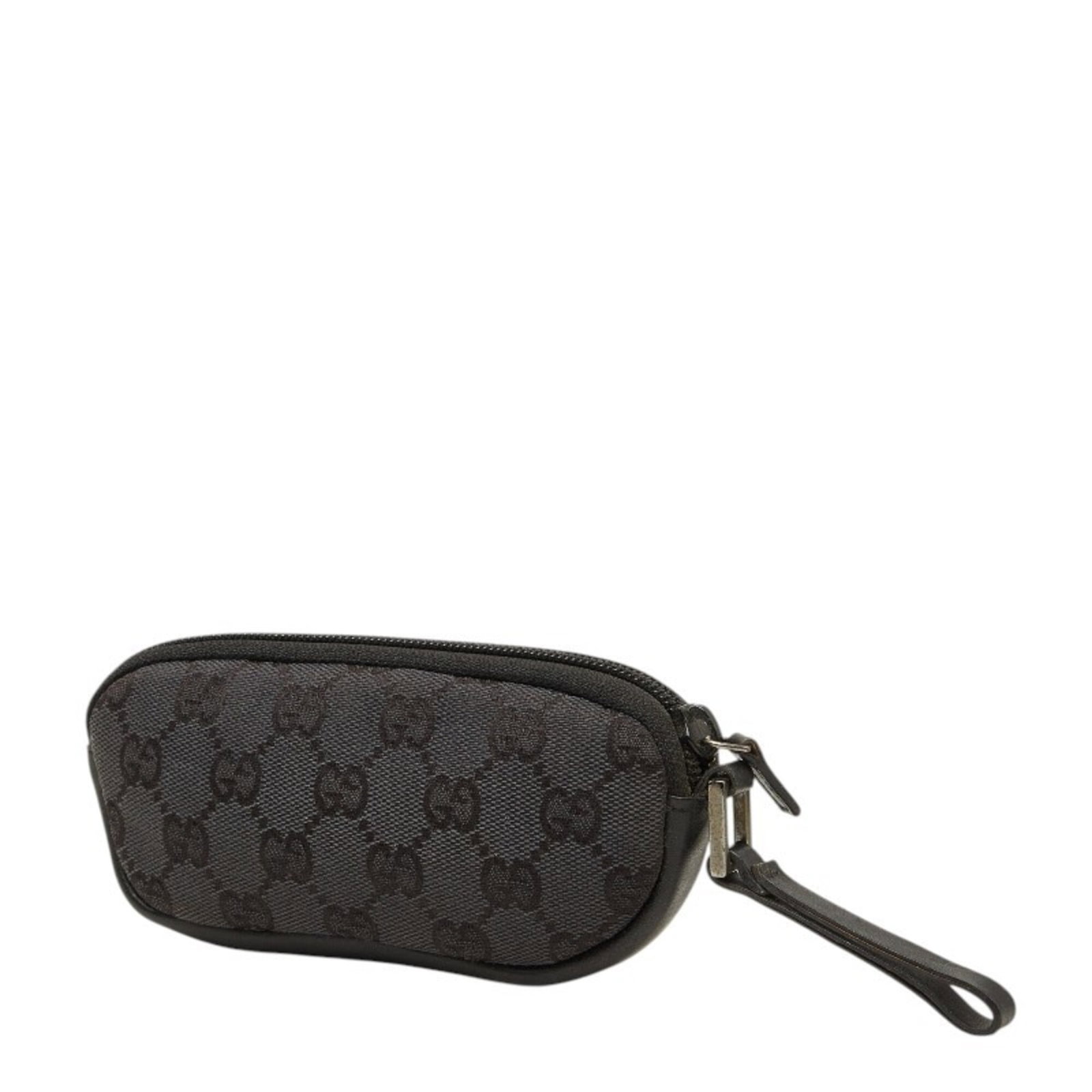 Canvas Leather Gucci Pouch - 2