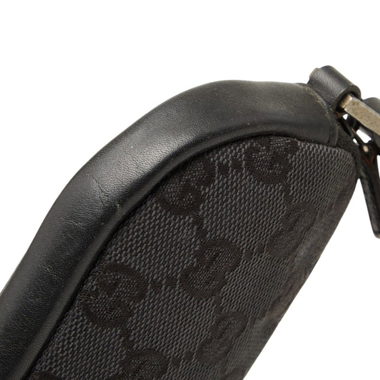Canvas Leather Gucci Pouch - 5