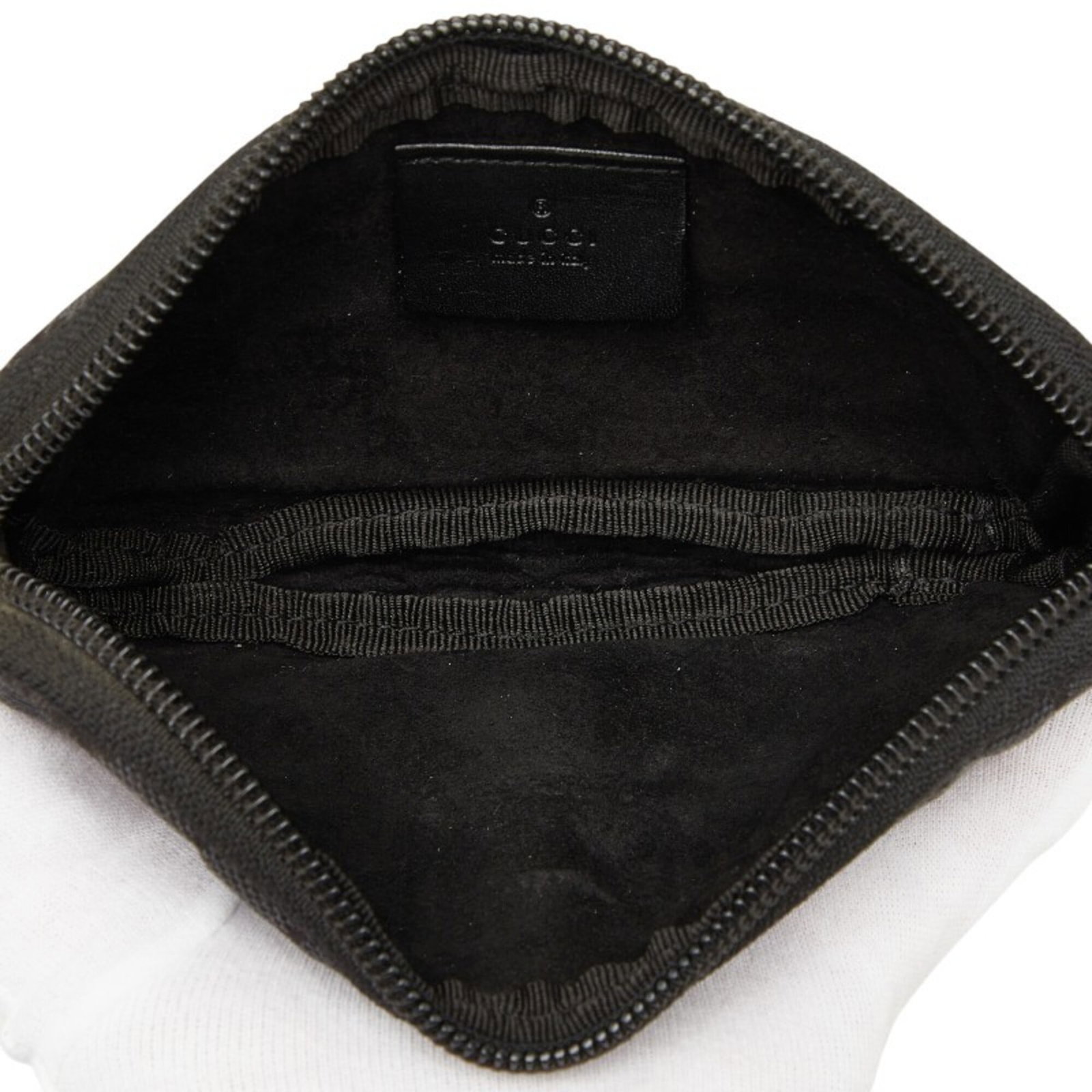 Canvas Leather Gucci Pouch - 6