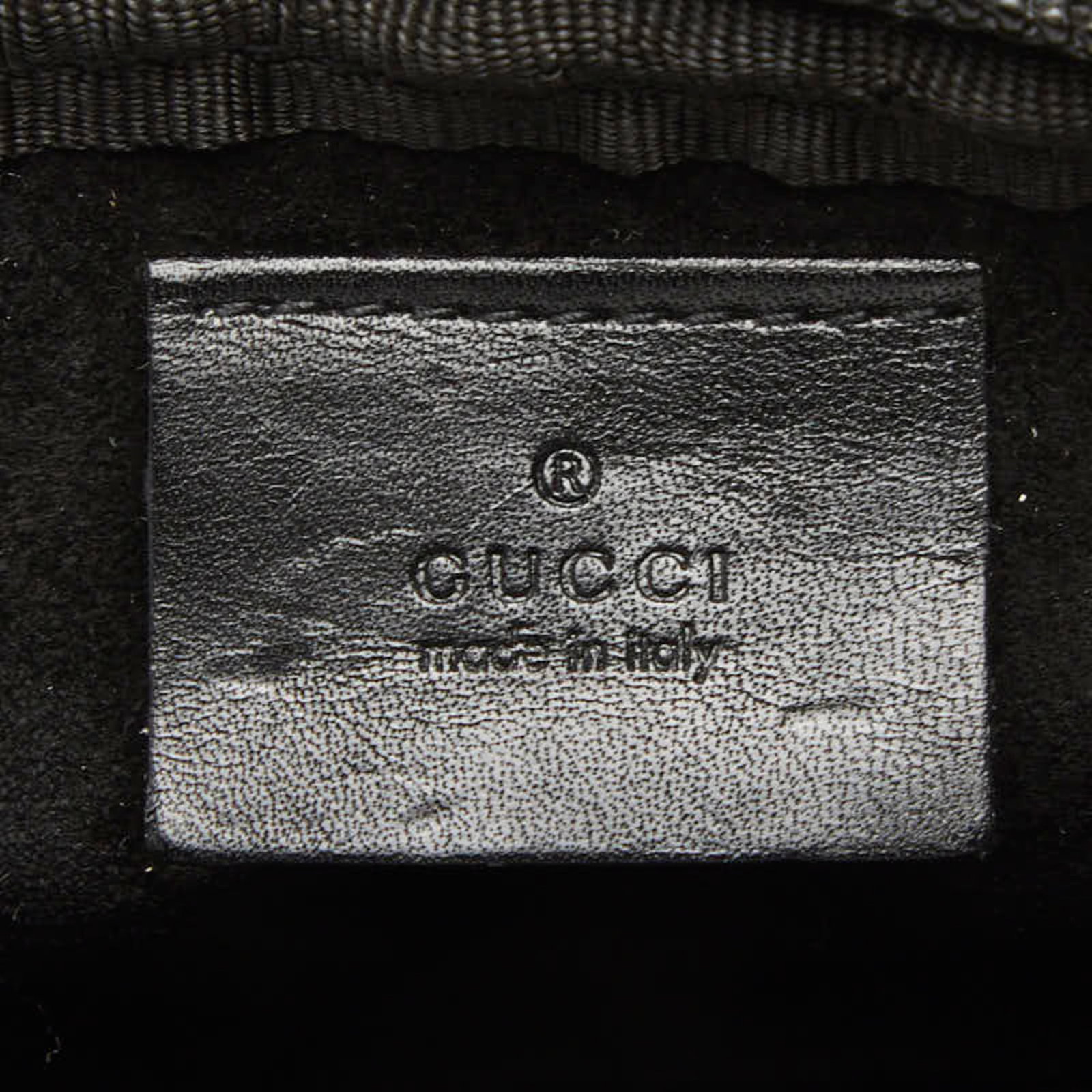 Canvas Leather Gucci Pouch - 8