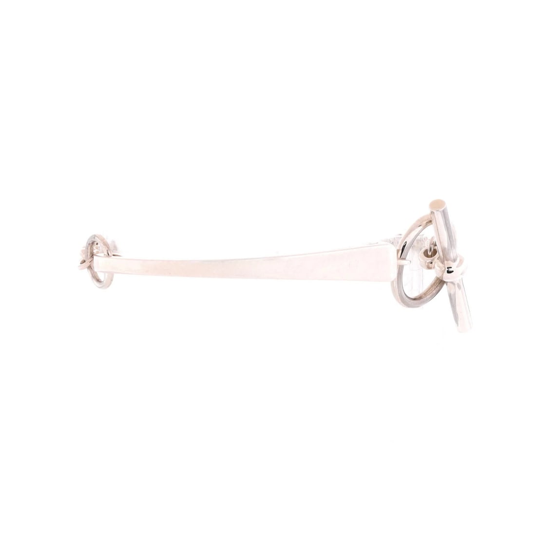 Hermes Clou de Forge Chain Bracelet Sterling Silver: Hermes Clou de Forge Chain Bracelet Sterling Silver The Hermes Clou de Forge Chain Bracelet Sterling Silver boasts a sleek, silver design with a classic chain style. Measuring 6.25" in circumference