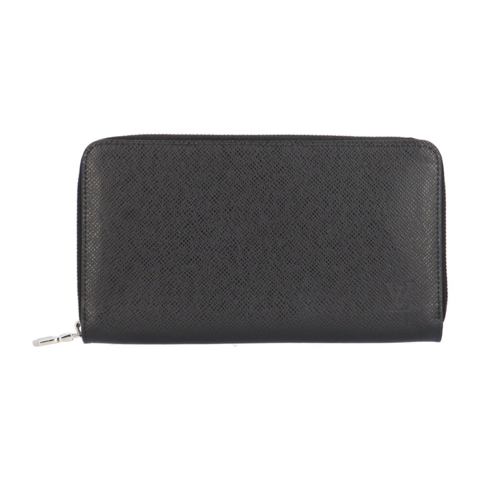 Coin Purse Case Leather Taiga Coin Louis Vuitton: Coin Purse Case Leather Taiga Coin Louis Vuitton Taiga leather coin purse case from Louis Vuitton, crafted in Spain, features a sleek black design with a signature. Measuring 12cm x 21cm x 2.5cm, this