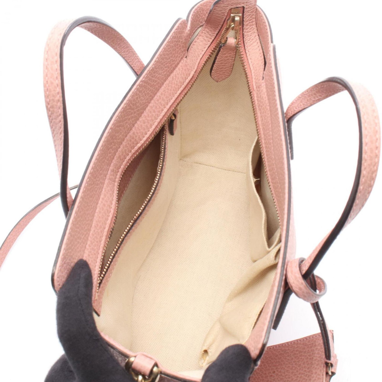 Handbag Leather Gucci - 3