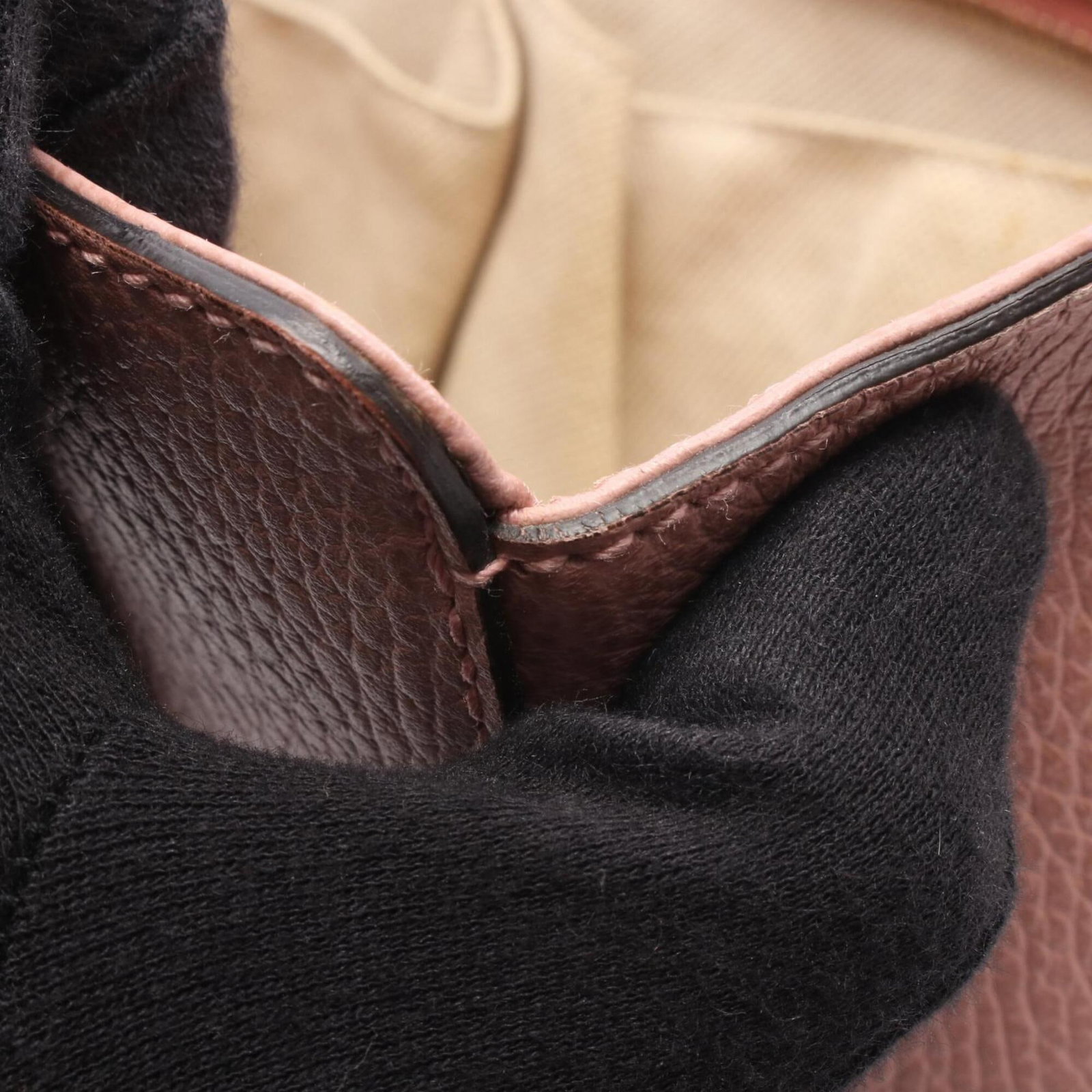 Handbag Leather Gucci - 8