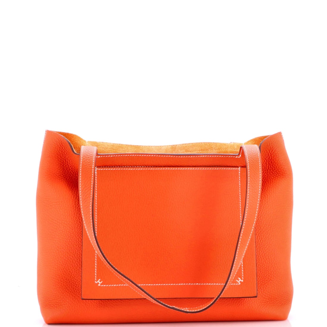 Cabasellier tote clemence hermes 31: Cabasellier tote clemence hermes 31 Cabasellier tote clemence hermes 31 - A vibrant orange Herm?s tote with a classic design, featuring 31cm of spacious interior space and a sturdy leather exterior.