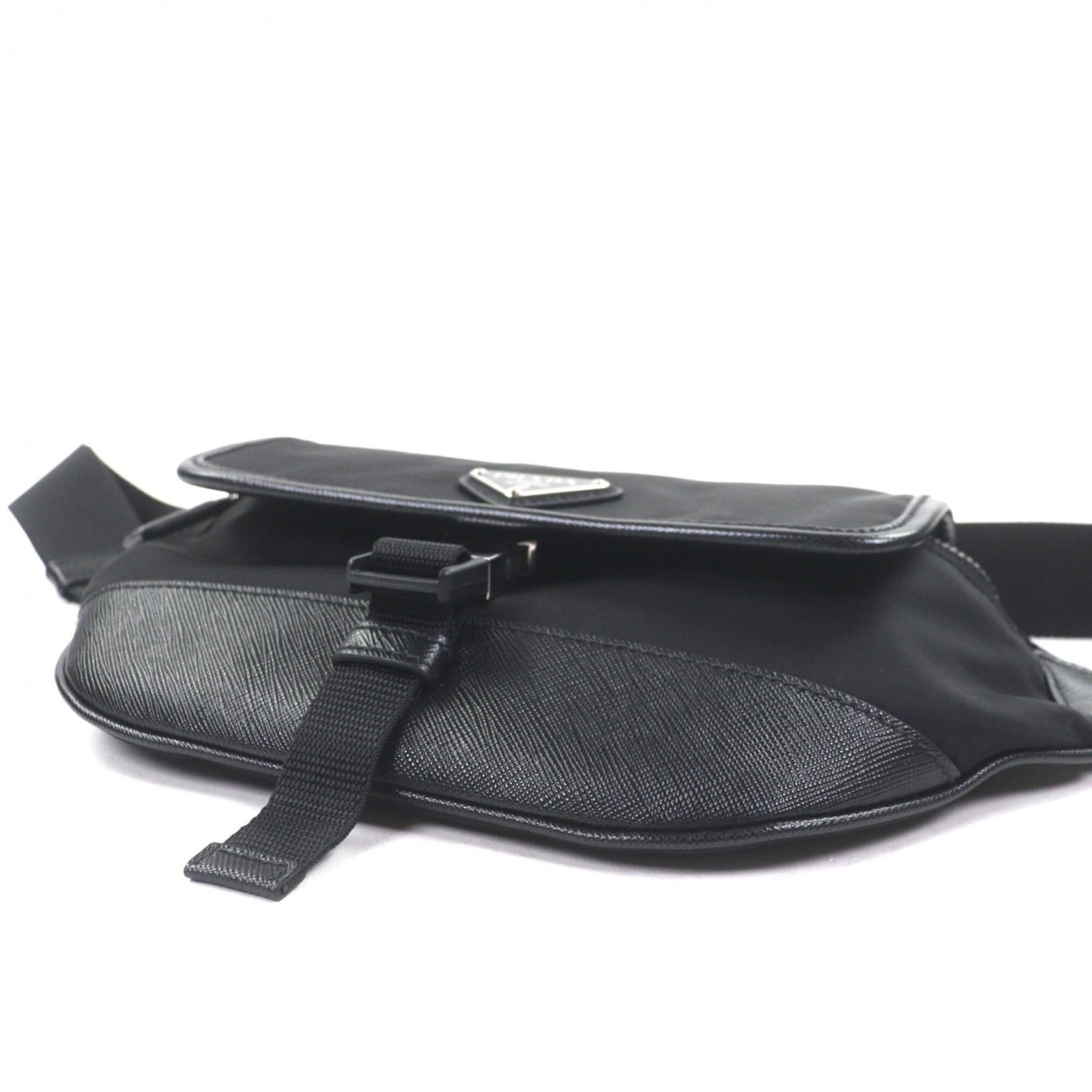 Nylon Leather Sling Prada - 4