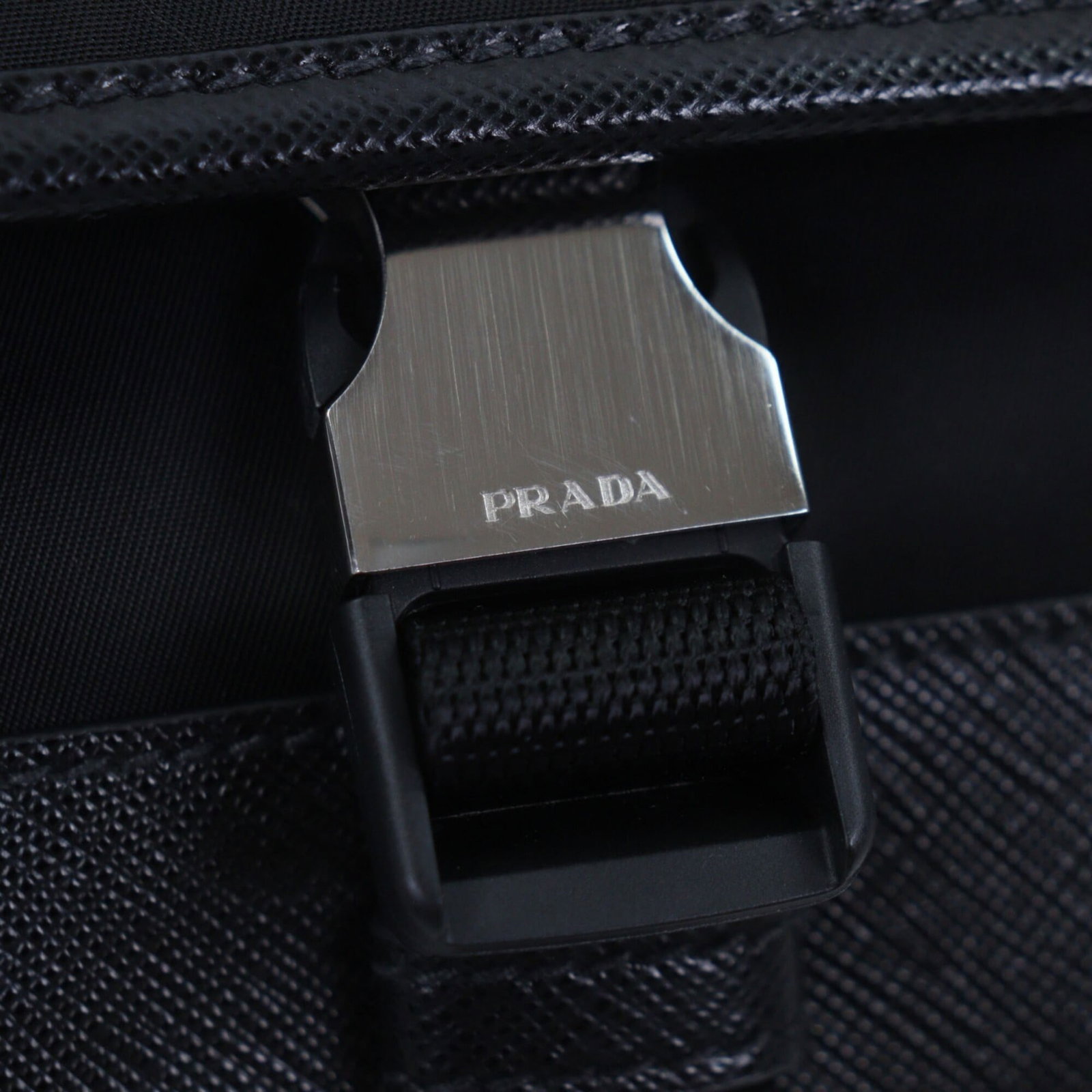 Nylon Leather Sling Prada - 7
