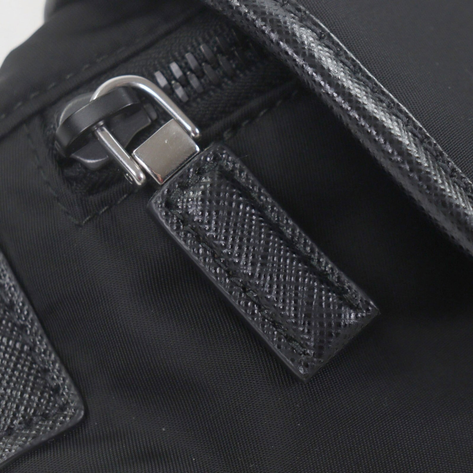 Nylon Leather Sling Prada - 8