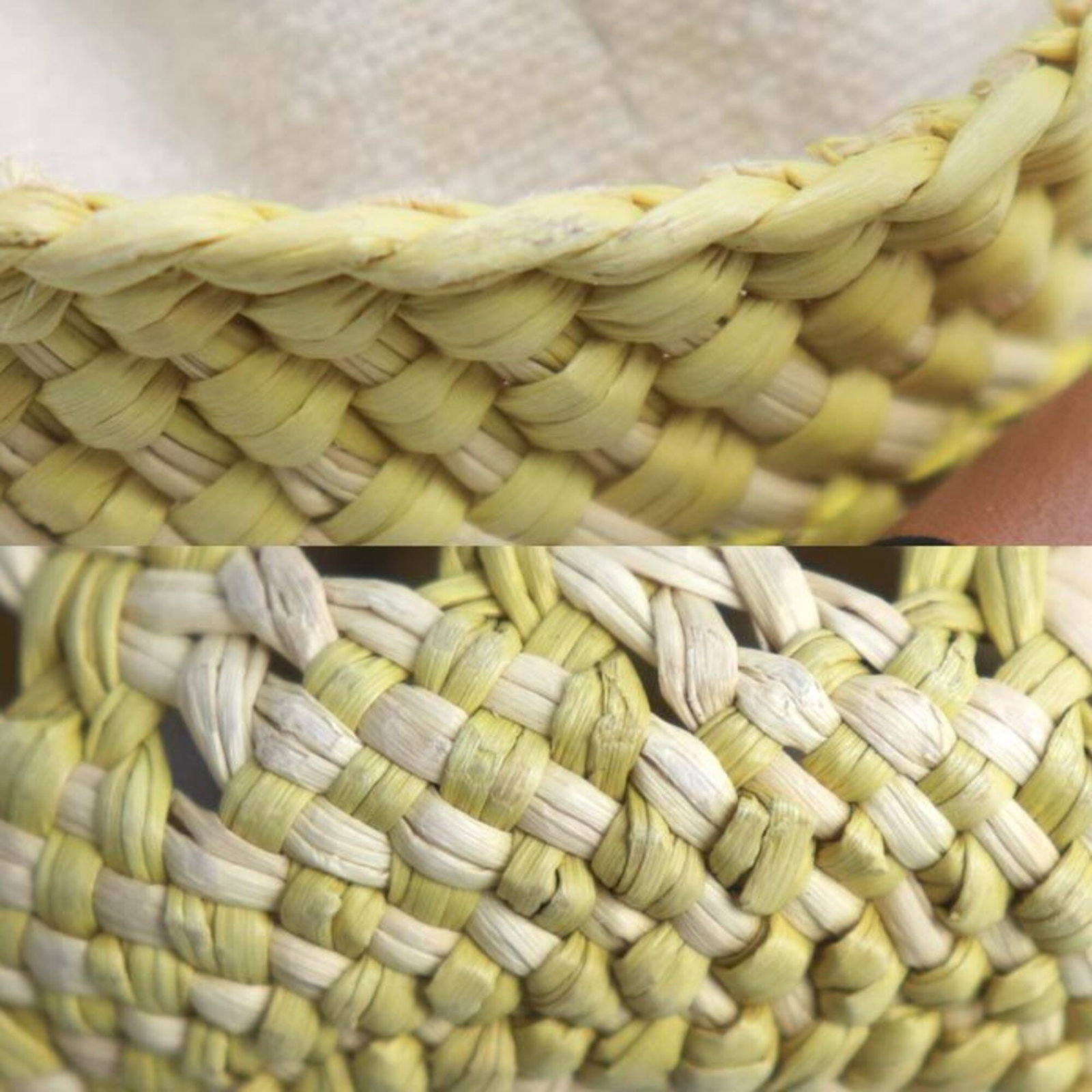 Raffia Leather Shoulder Bag Loewe - 7