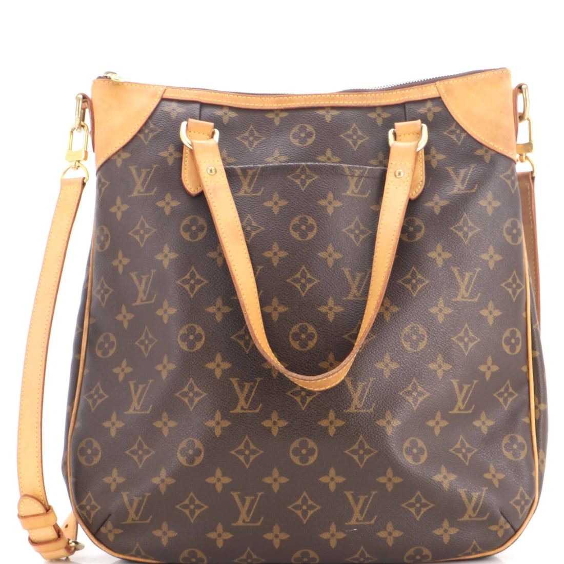 Canvas Monogram Handbag Odeon Louis Vuitton GM: Canvas Monogram Handbag Odeon Louis Vuitton GM Canvas Monogram Handbag Odeon Louis Vuitton GM features a classic brown canvas exterior with gold hardware, adorned with the iconic monogram pattern.