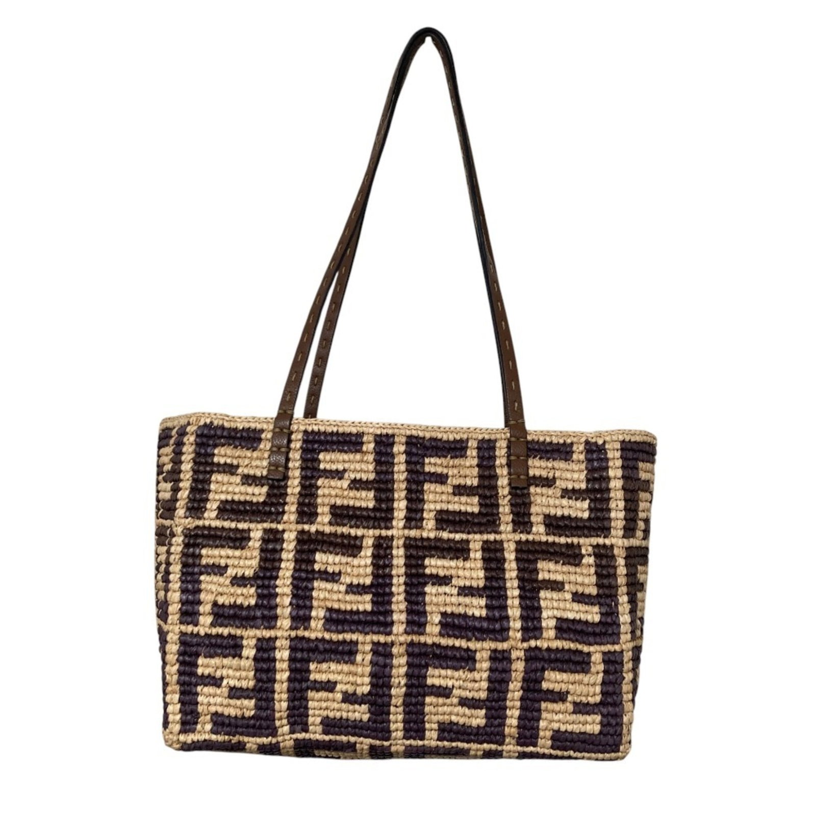 Fendi Tote Raffia Bag - 2
