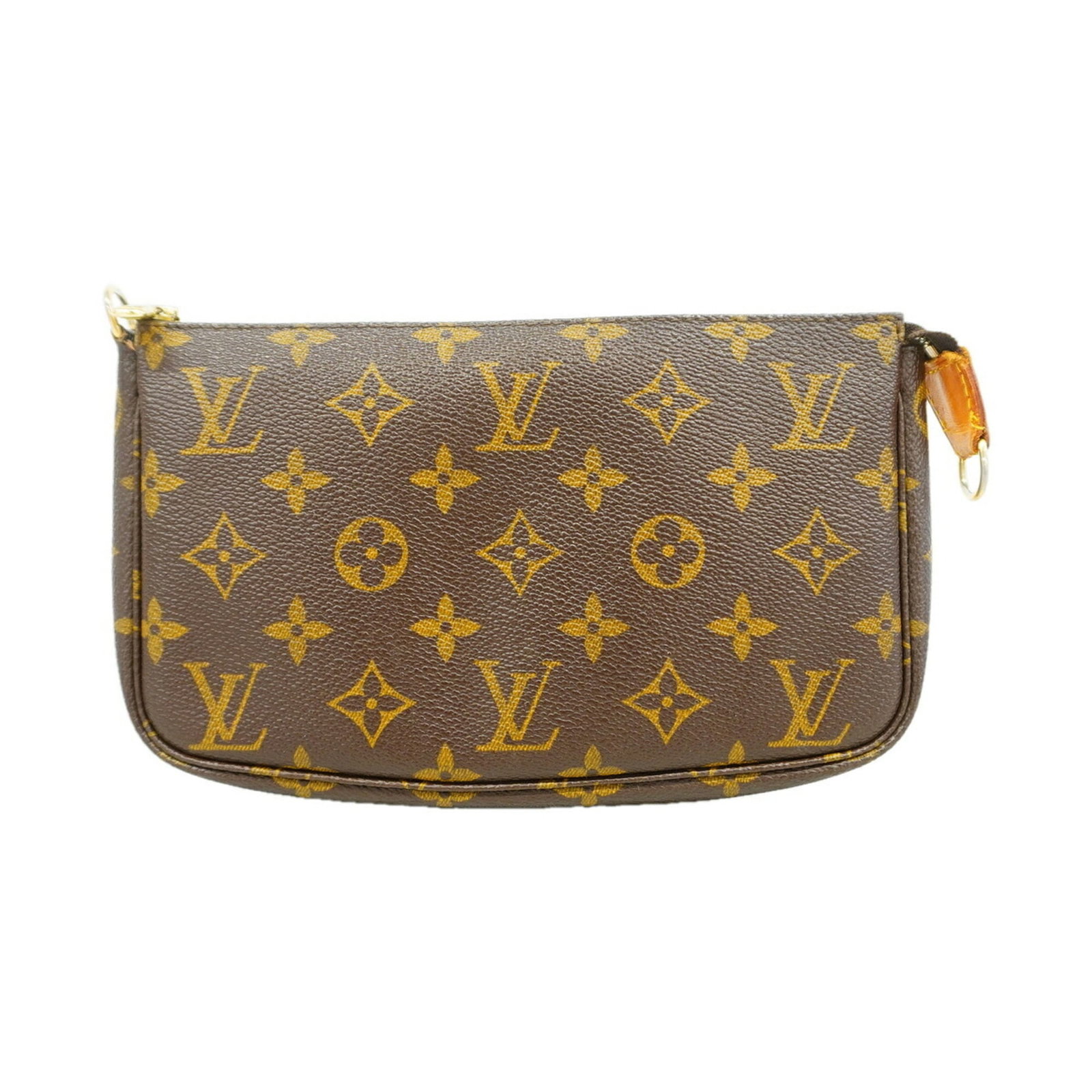 Pouch of Louis Vuitton: Pouch of Louis Vuitton Brown Louis Vuitton Pouch with Classic Design. Made from high-quality materials, this 13cm x 21cm x 3.5cm pouch features a timeless design that exudes elegance and