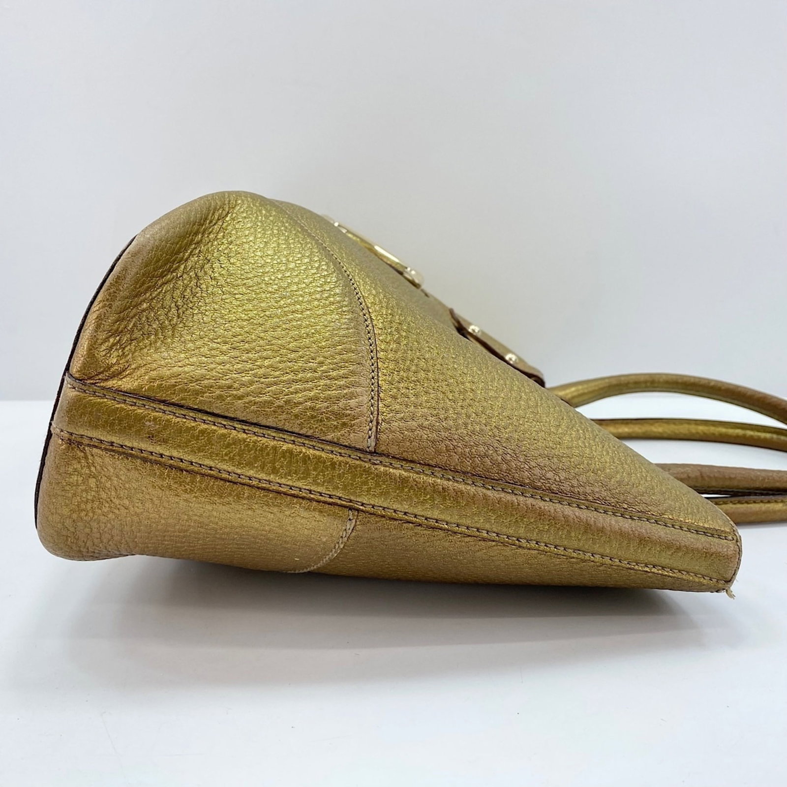 Handbag Leather Gucci - 5