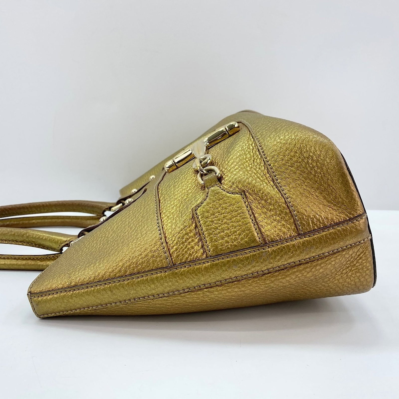 Handbag Leather Gucci - 6