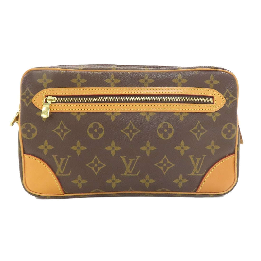 Louis Vuitton M51825 Marly Dragonne Business Bag Monogram Canvas: Louis Vuitton M51825 Marly Dragonne Business Bag Monogram Canvas Brown Monogram Canvas Business Bag with Brown Exterior. The LOUIS VUITTON M51825 Marly Dragonne features a classic design with a