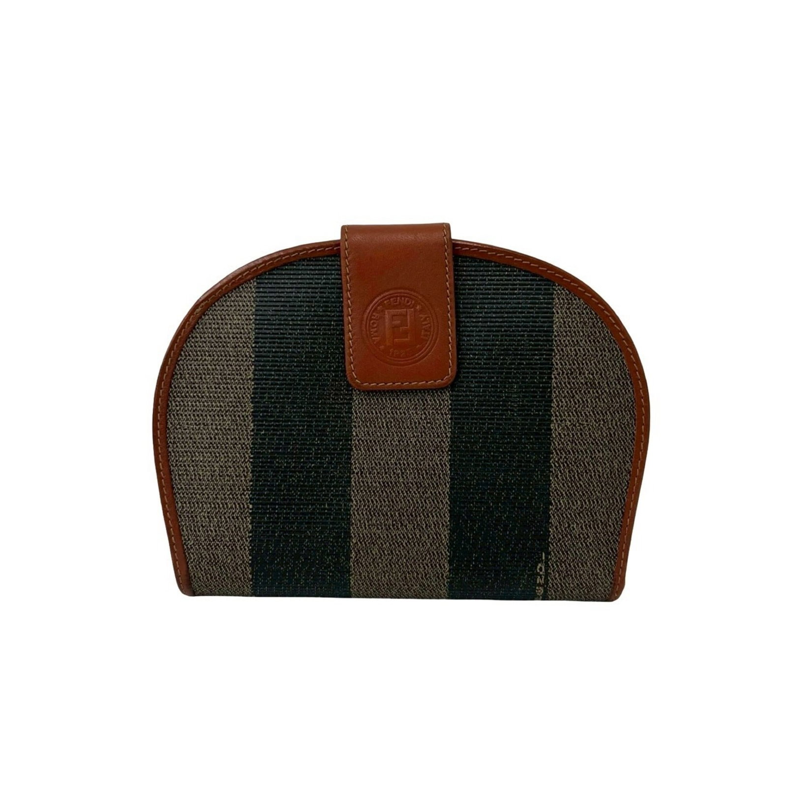 PVC Leather Fendi Bi Fold Wallet: PVC Leather Fendi Bi Fold Wallet Black, Brown, or Khaki Fendi Bi Fold Wallet Made from High-Quality Leather and PVC, This Bi Fold Wallet Measures 11cm x 14.5cm x 2cm. Item Specifics: Brand: Fendi