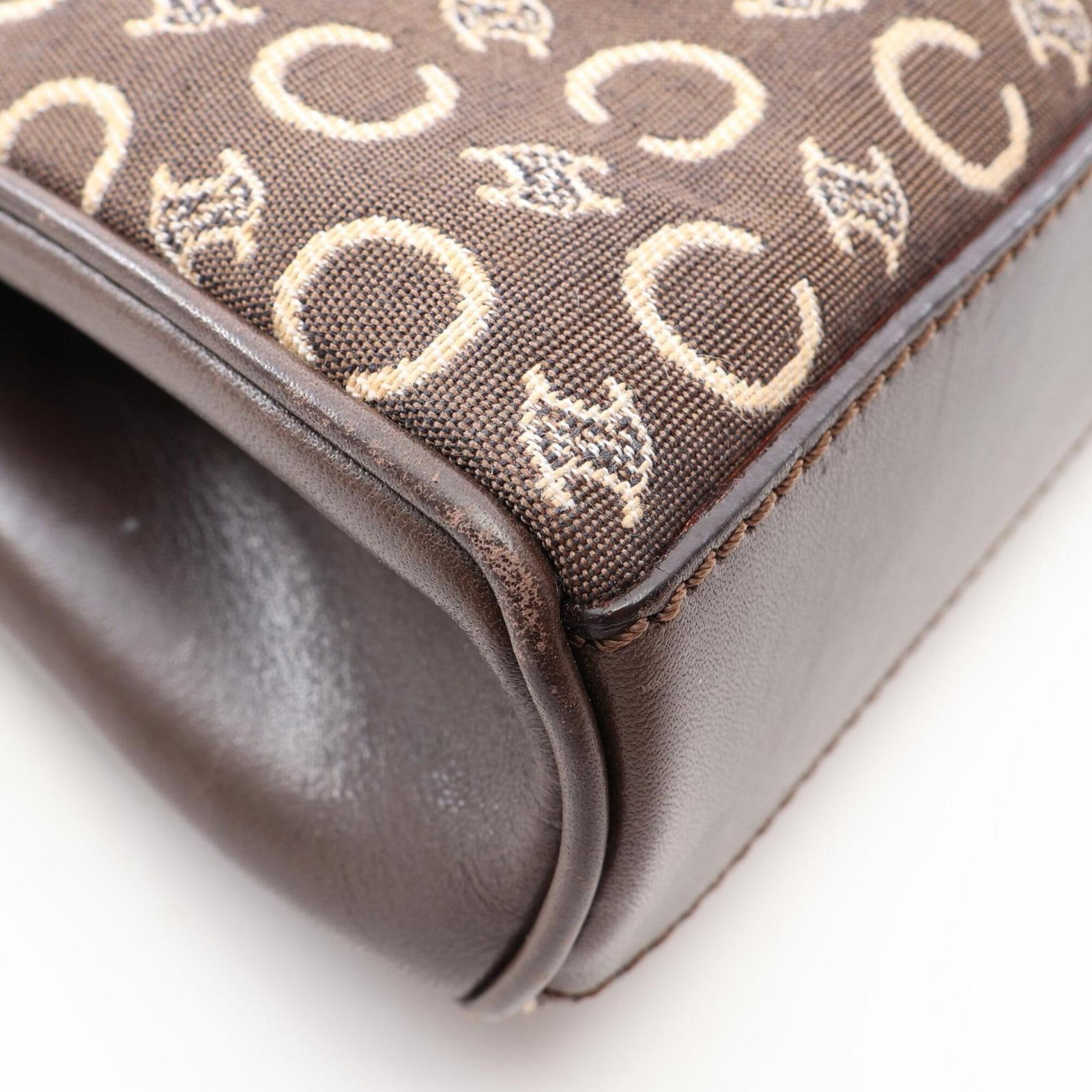 Handbag Canvas Leather - 7