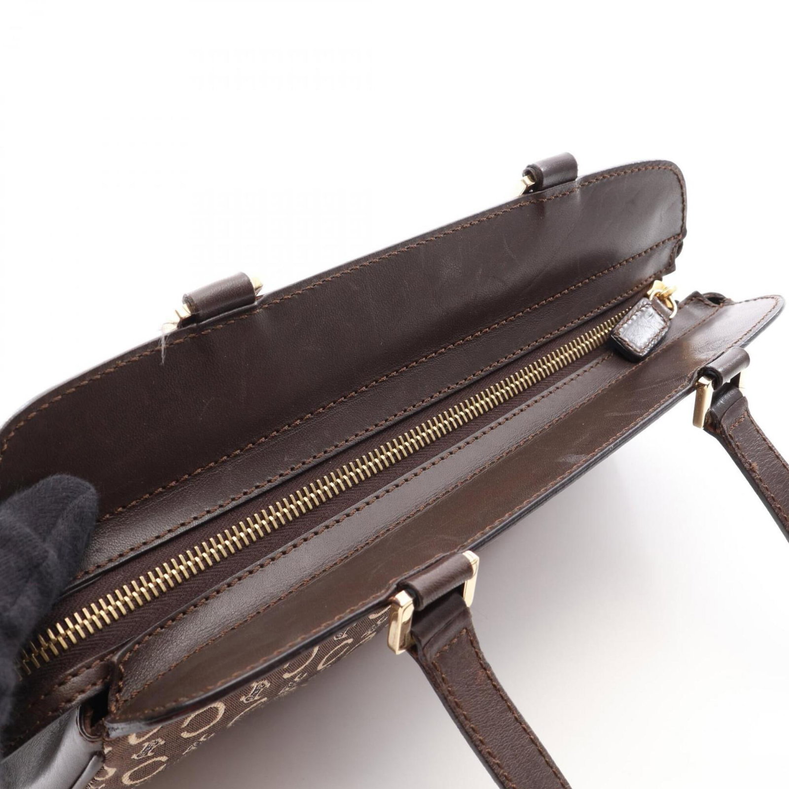 Handbag Canvas Leather - 8