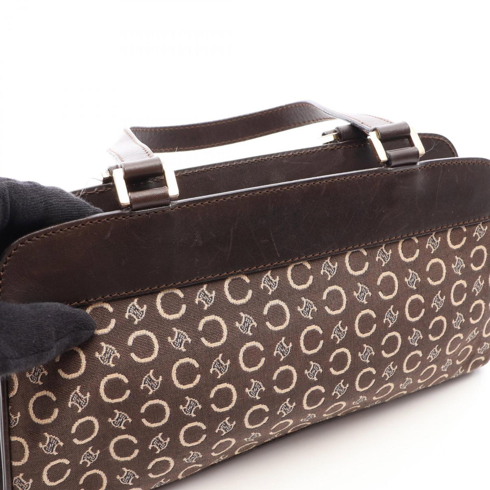 Handbag Canvas Leather - 9